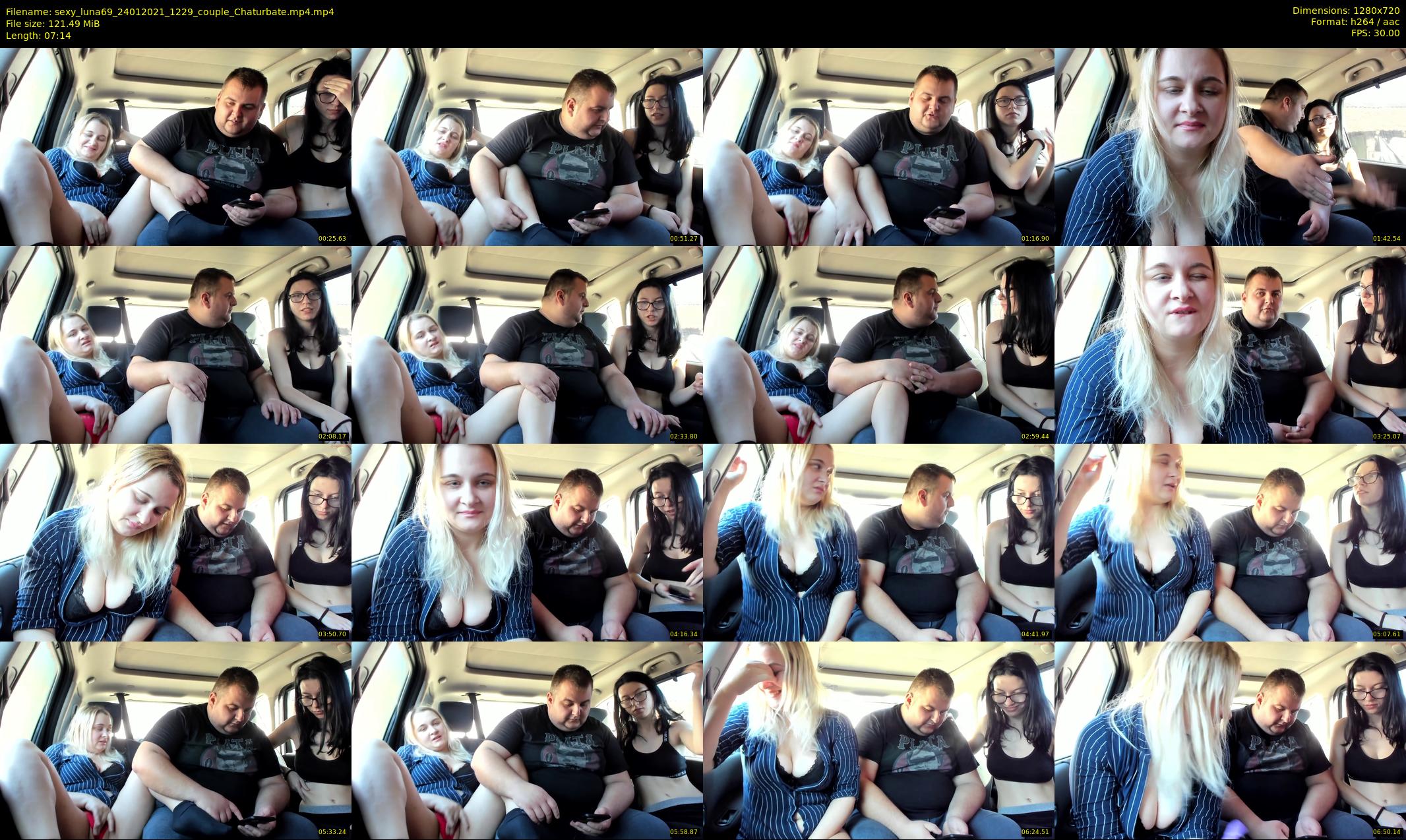 sexy_luna69 — 8 minute Chaturbate couple cam show recording, 720p, Jan 24, 2021