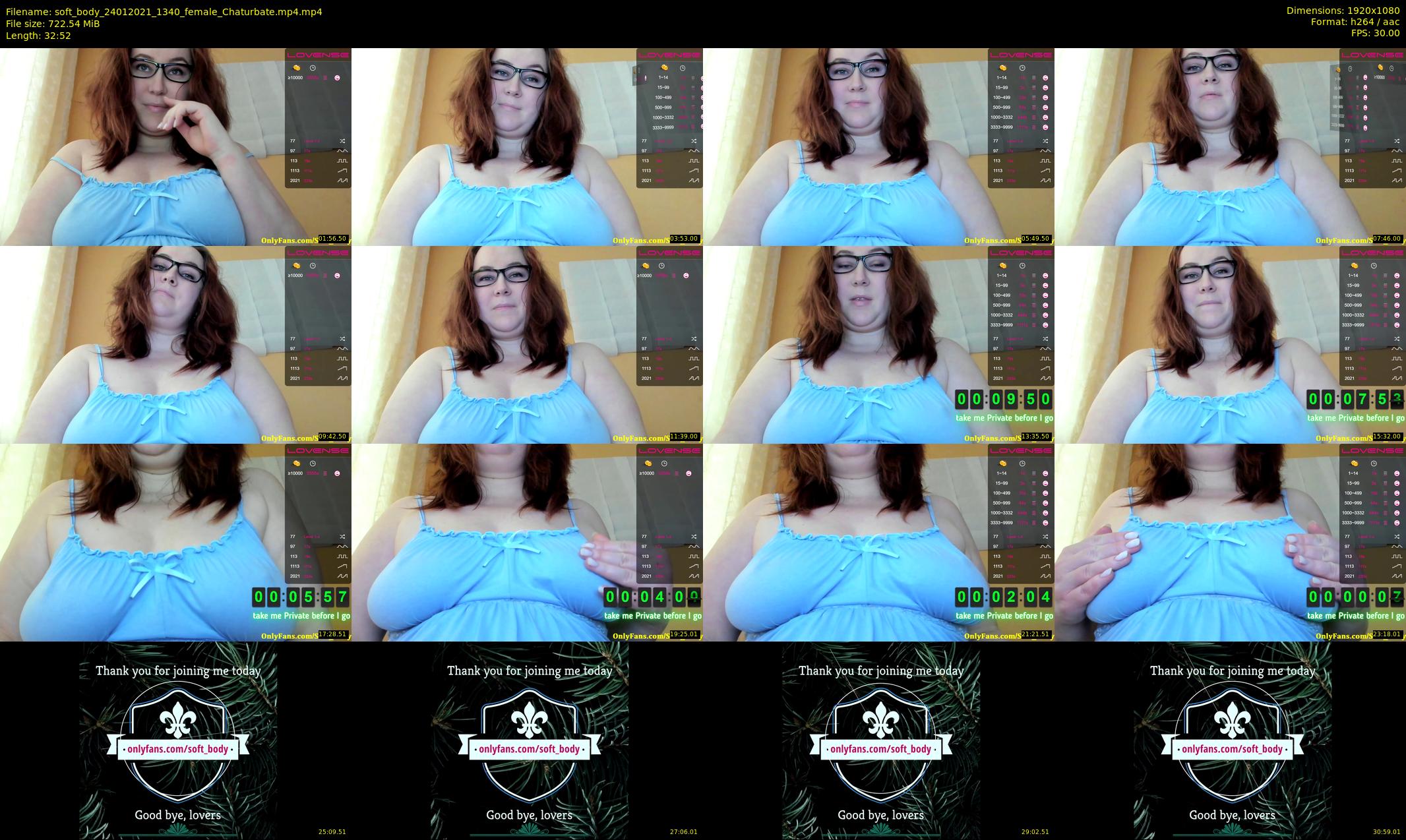 soft_body — 33 minute Chaturbate female cam show recording, 1080p, Jan 24, 2021