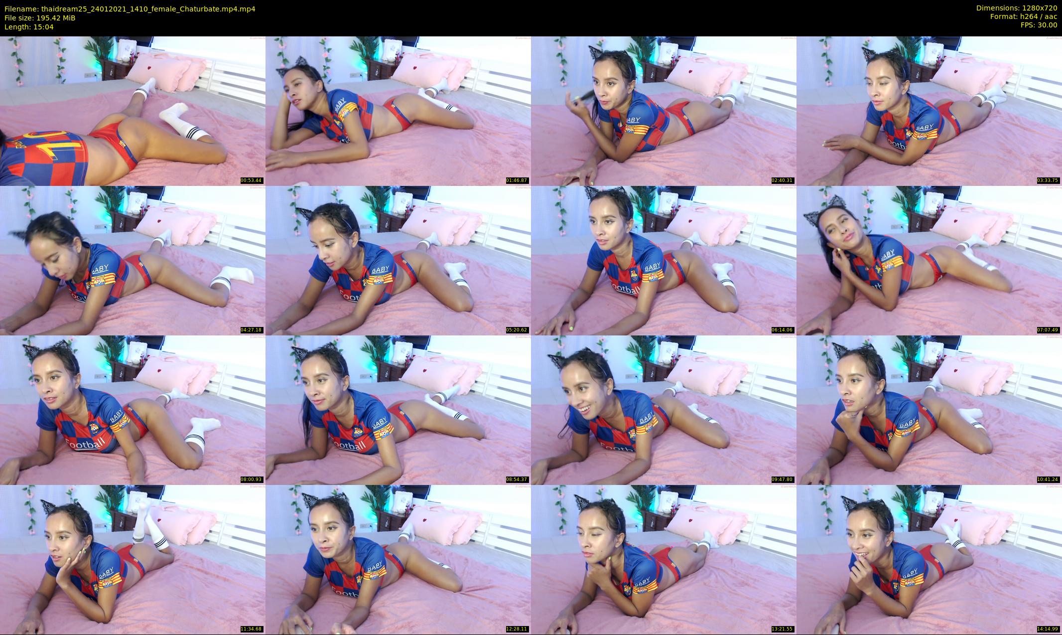 thaidream25 — 16 minute Chaturbate female cam show recording, 720p, Jan 24, 2021