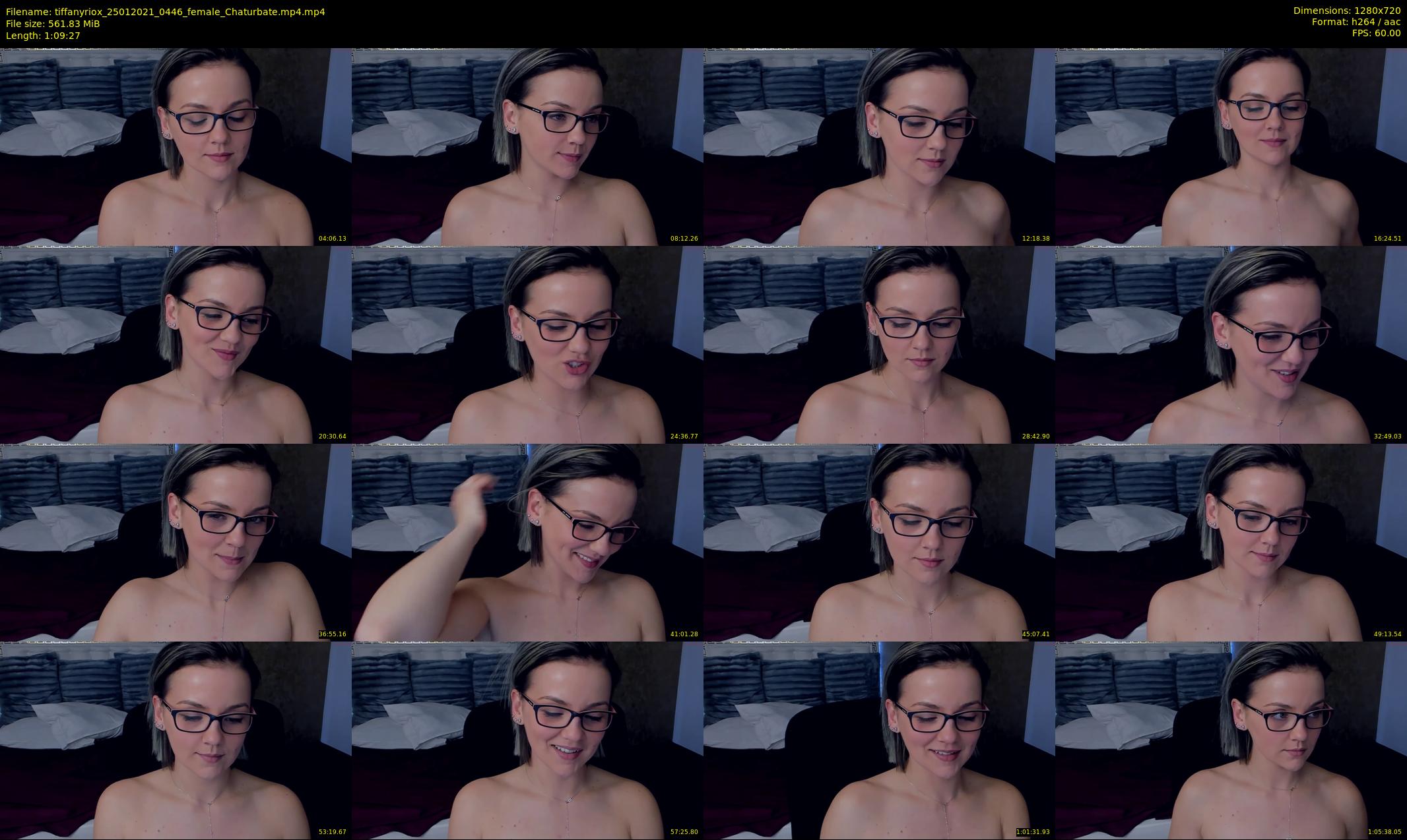 tiffanyriox — 70 minute Chaturbate female cam show recording, 720p, Jan 25, 2021