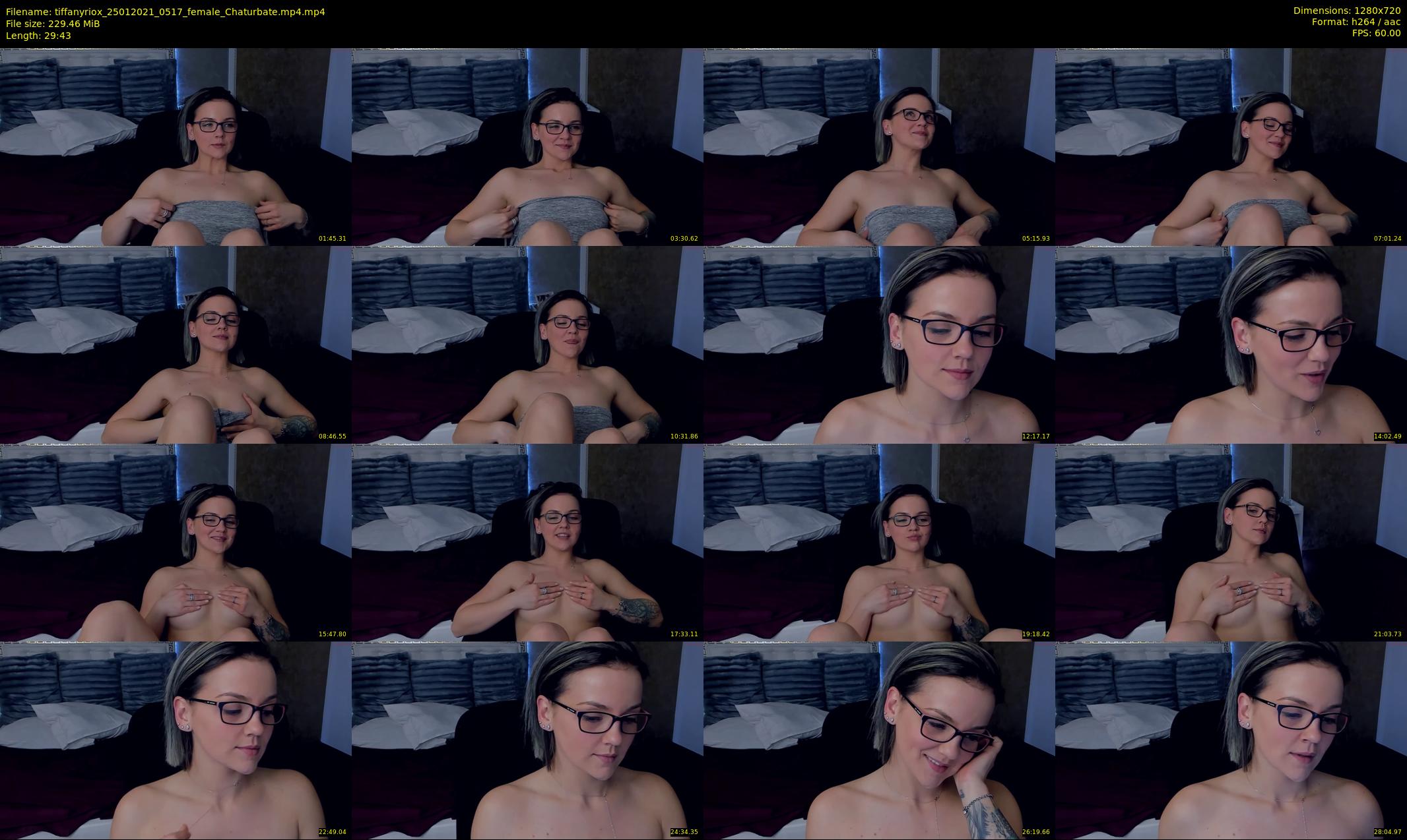 tiffanyriox — 30 minute Chaturbate female cam show recording, 720p, Jan 25, 2021