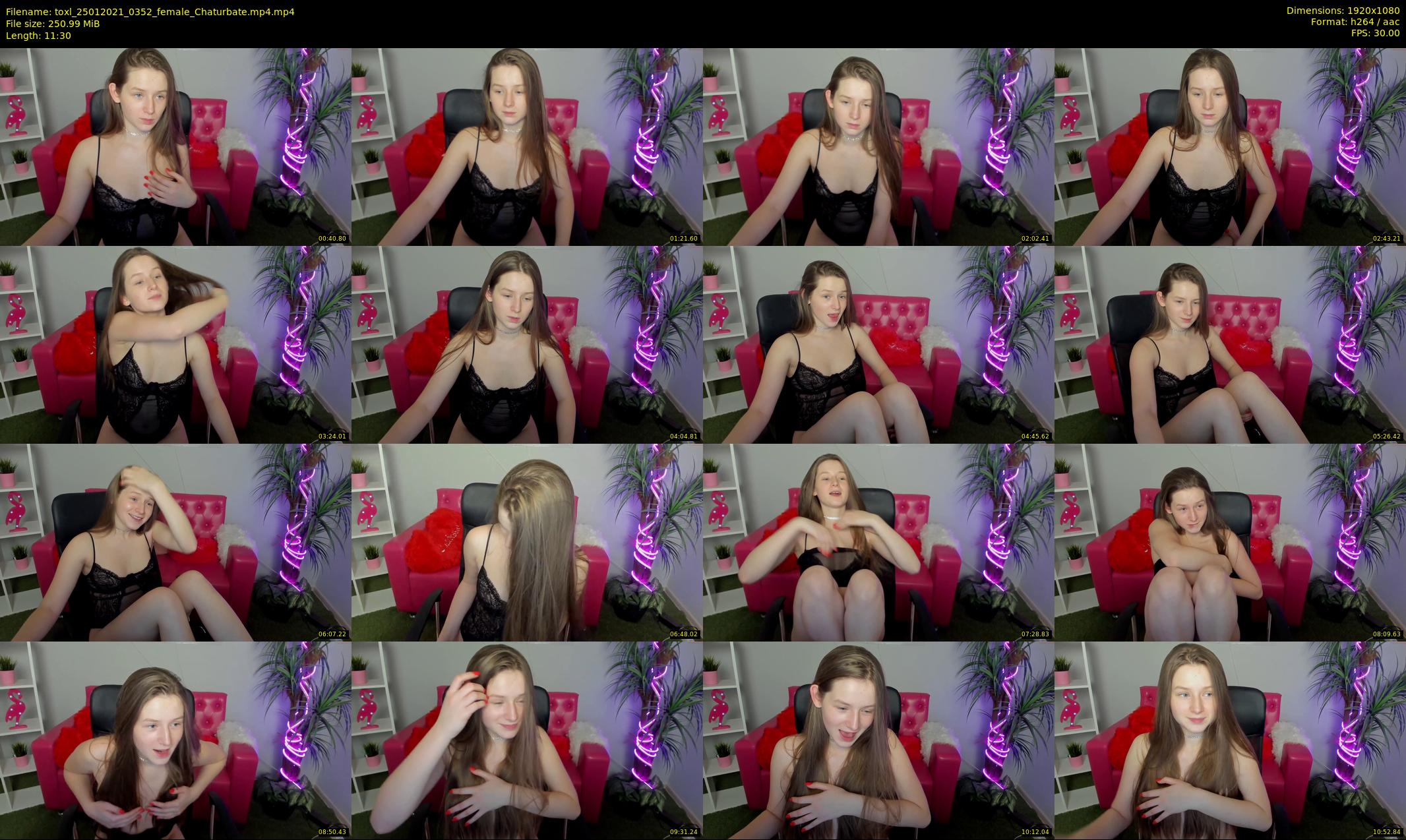 toxl — 12 minute Chaturbate female cam show recording, 1080p, Jan 25, 2021