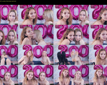 unicorngirls — 6 minute Chaturbate couple cam show recording, 1080p, Jan 25, 2021