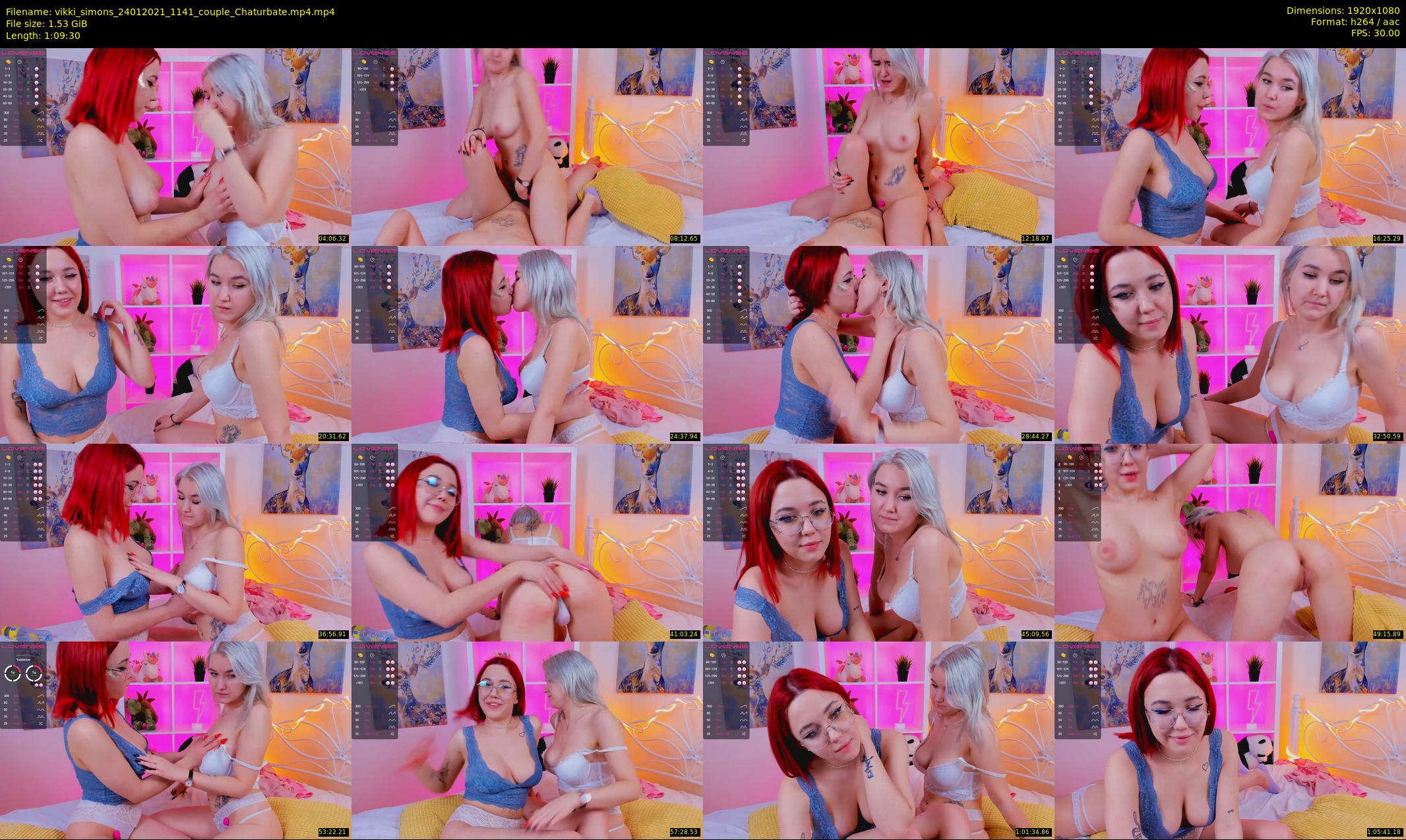 vikki_simons — 70 minute Chaturbate couple cam show recording, 1080p, Jan 24, 2021