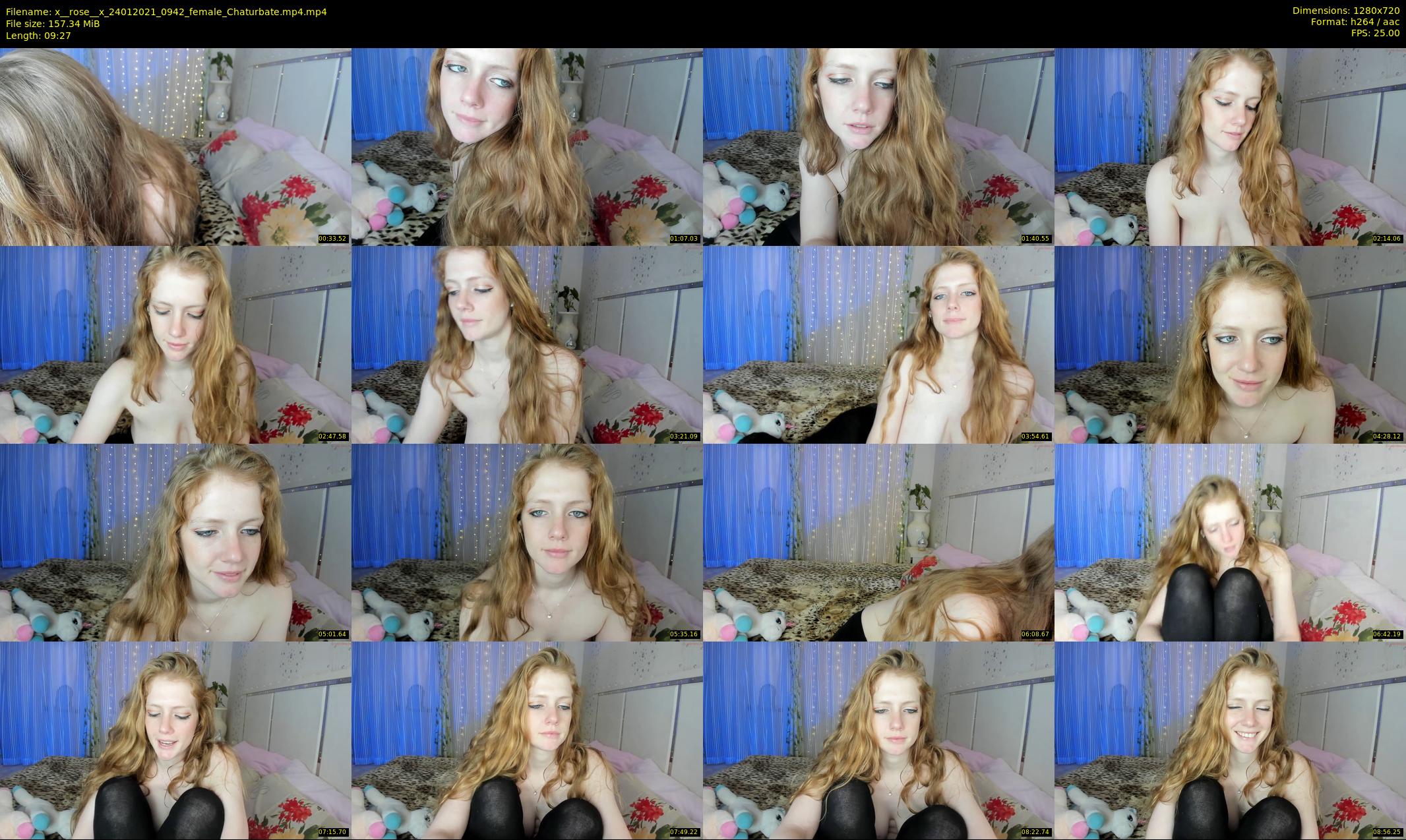 x__rose__x — 10 minute Chaturbate female cam show recording, 720p, Jan 24, 2021