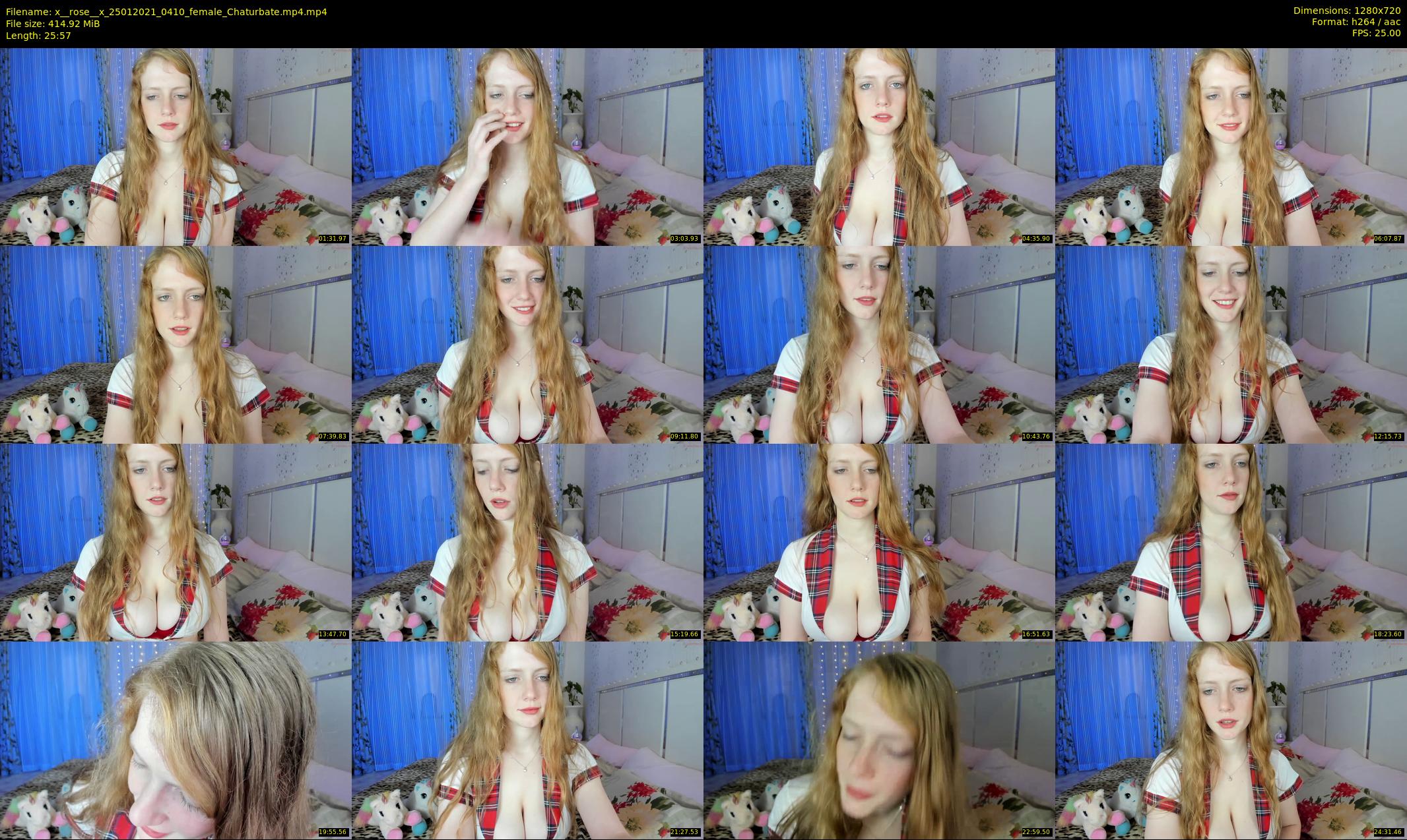x__rose__x — 26 minute Chaturbate female cam show recording, 720p, Jan 25, 2021