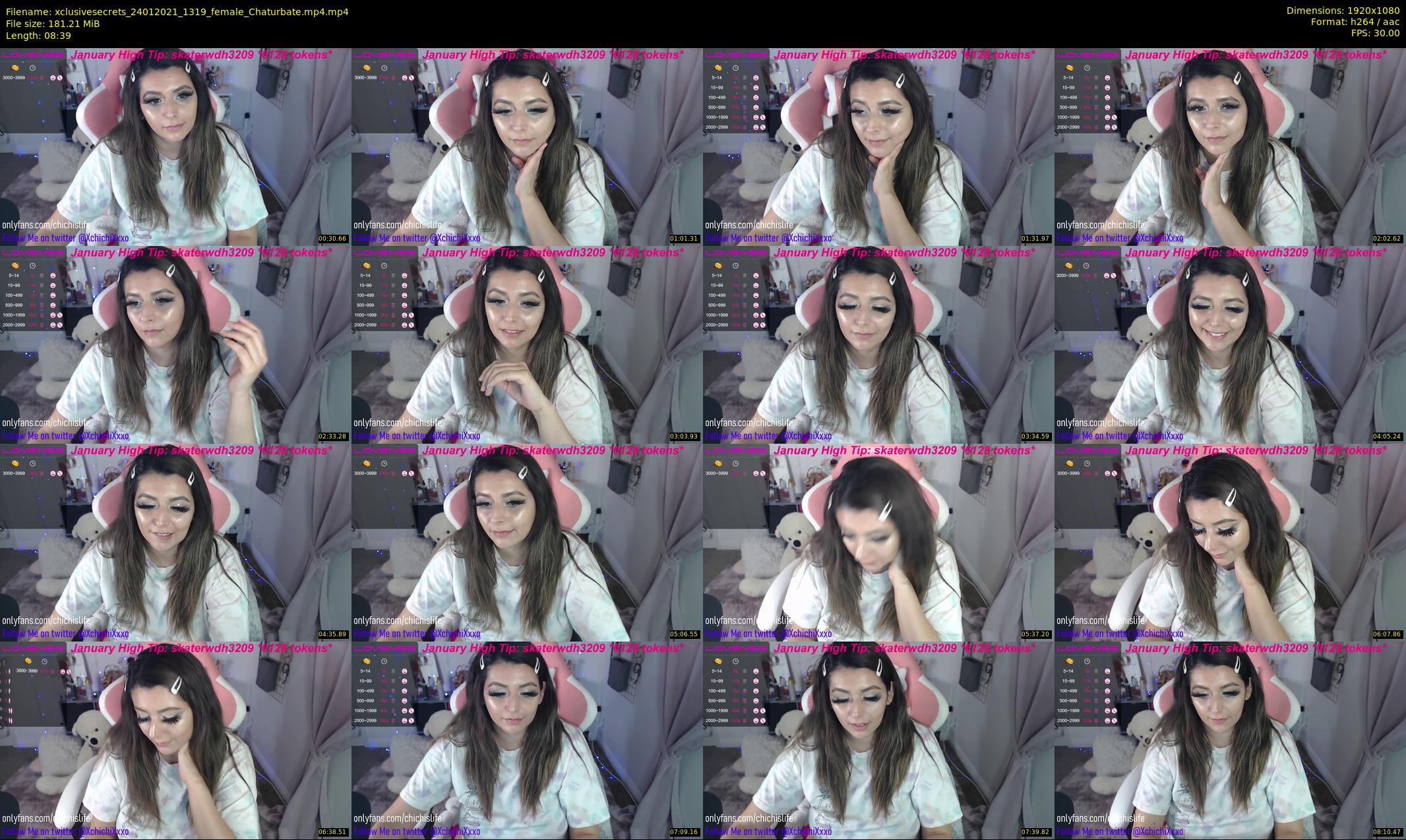 xclusivesecrets — 9 minute Chaturbate female cam show recording, 1080p, Jan 24, 2021