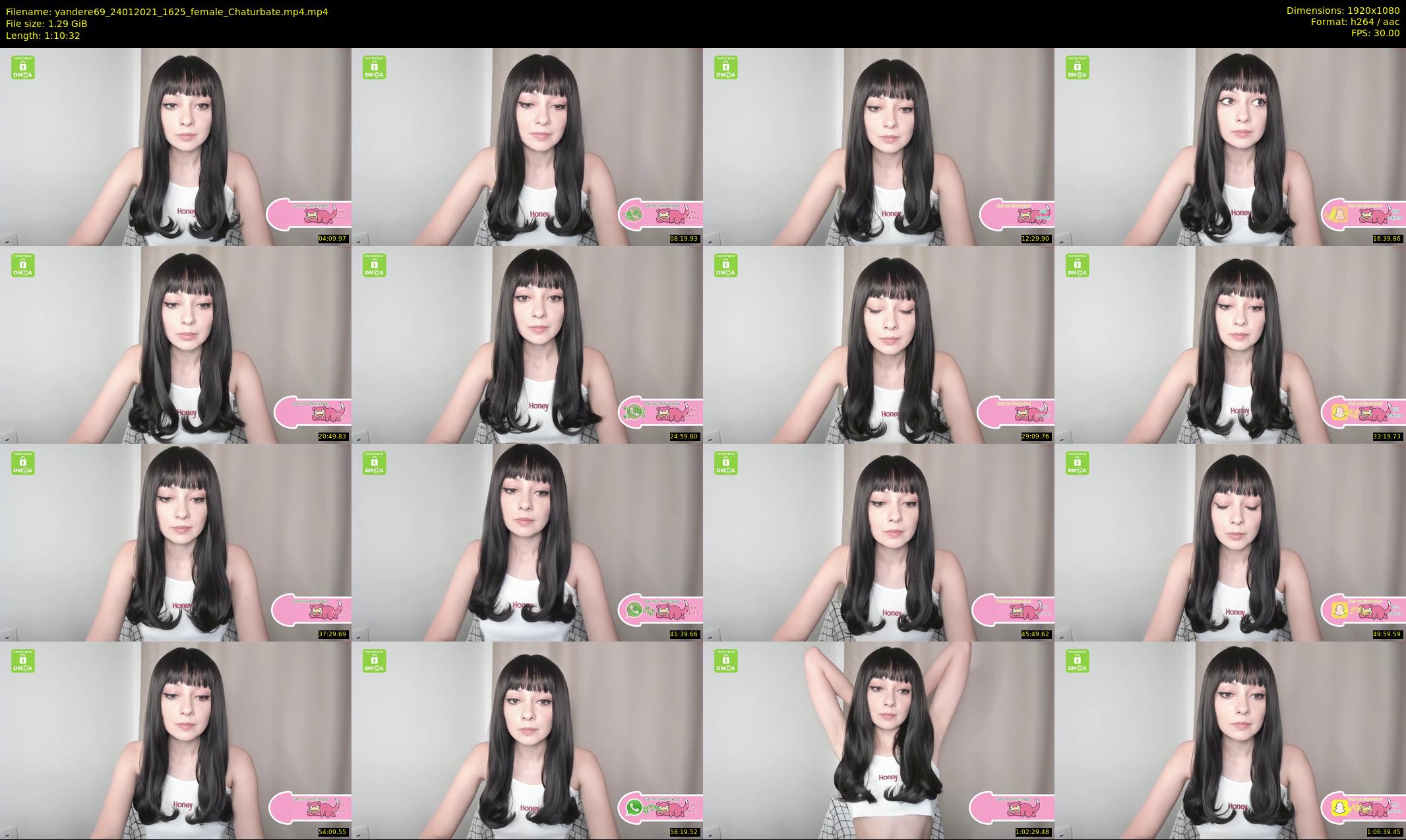 yandere69 — 71 minute Chaturbate female cam show recording, 1080p, Jan 24, 2021