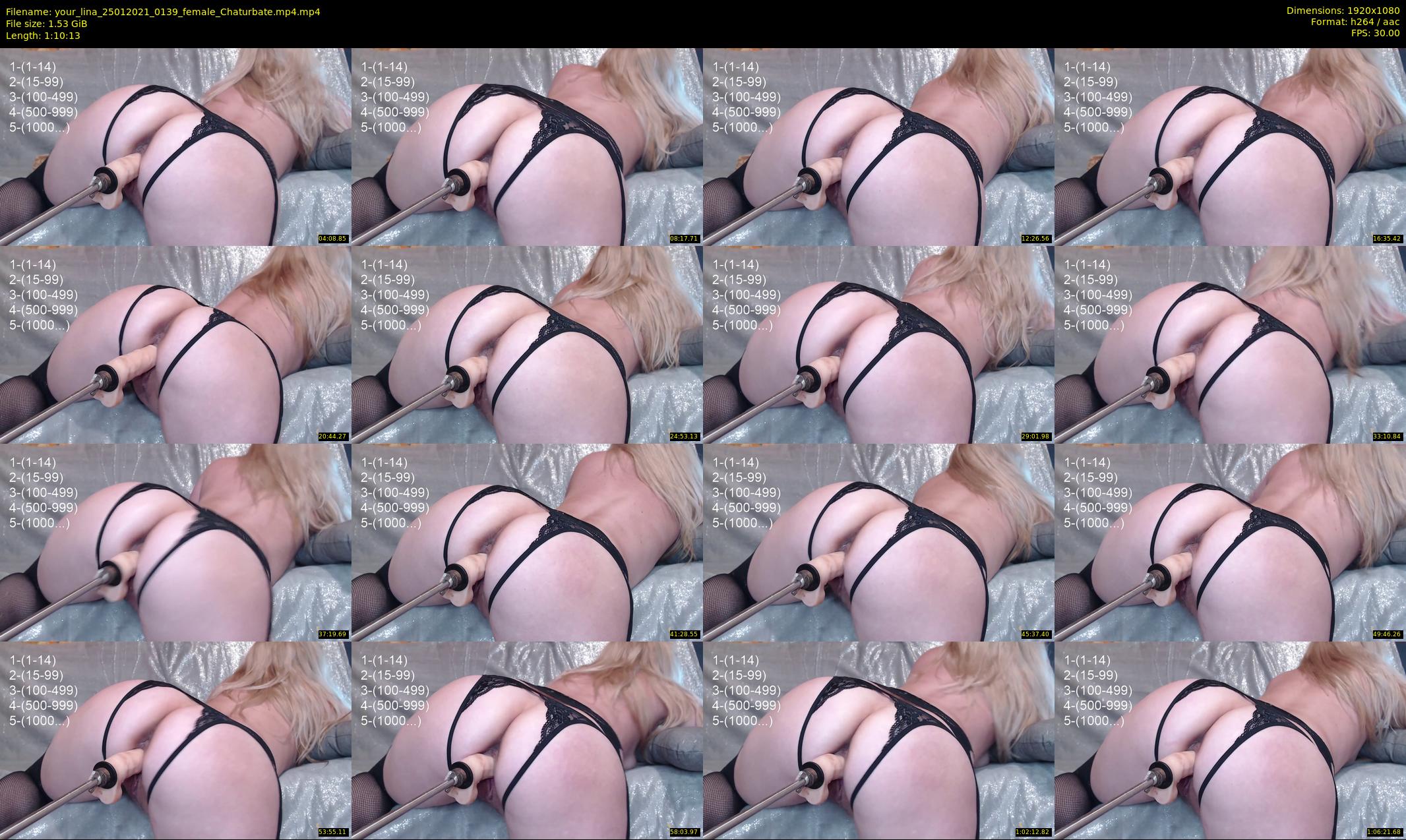 your_lina — 71 minute Chaturbate female cam show recording, 1080p, Jan 25, 2021