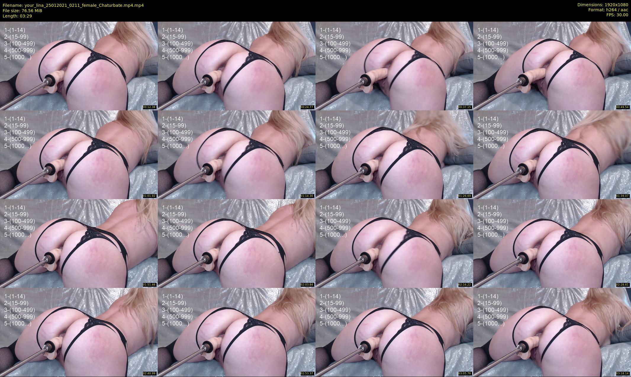 your_lina — 4 minute Chaturbate female cam show recording, 1080p, Jan 25, 2021