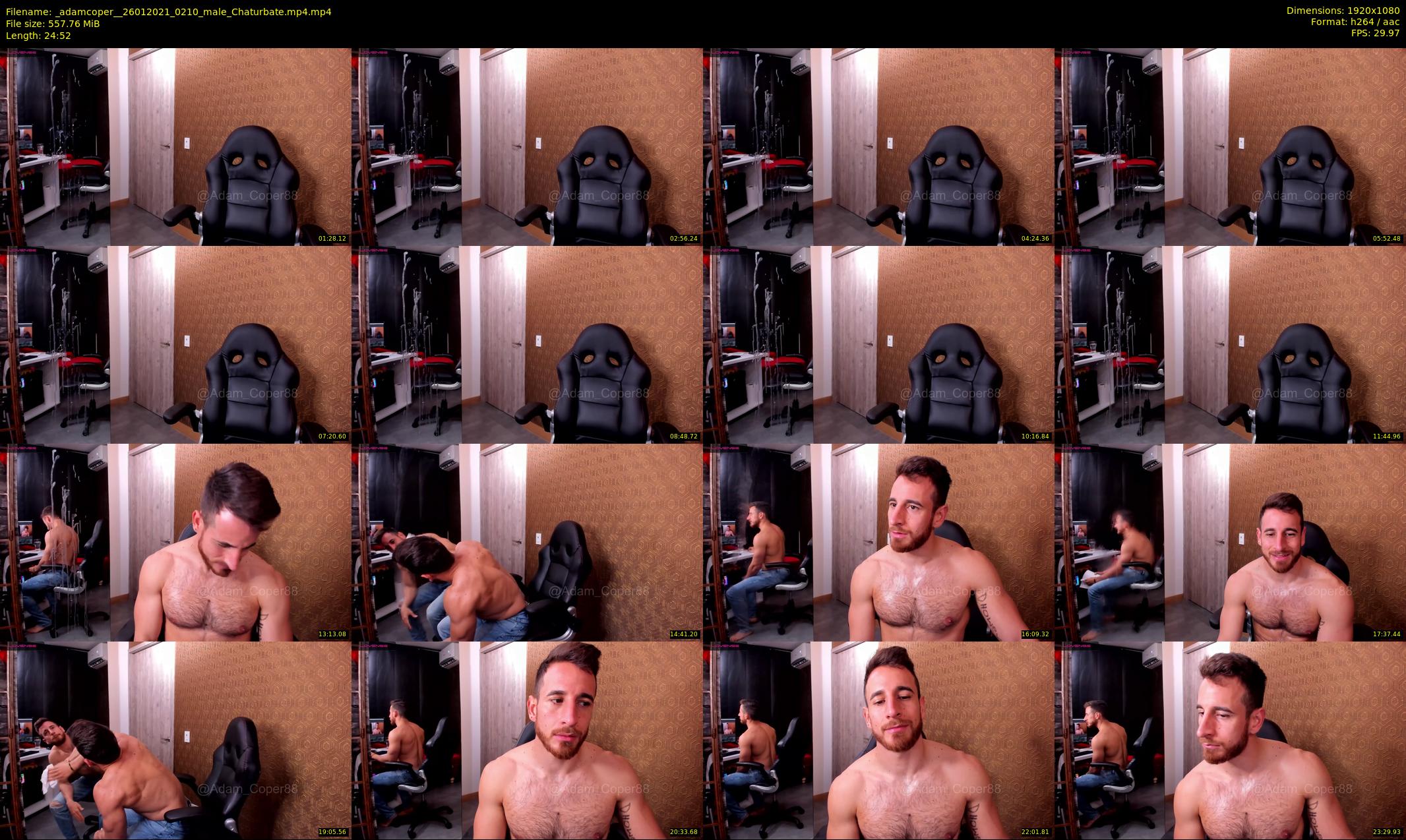 _adamcoper_ — 25 minute Chaturbate male cam show recording, 1080p, Jan 26, 2021