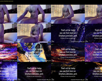 alexyork — 12 minute Chaturbate male cam show recording, 1080p, Jan 25, 2021