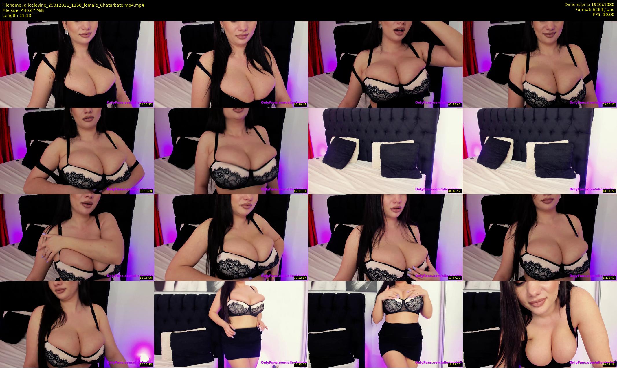 alicelevine — 22 minute Chaturbate female cam show recording, 1080p, Jan 25, 2021