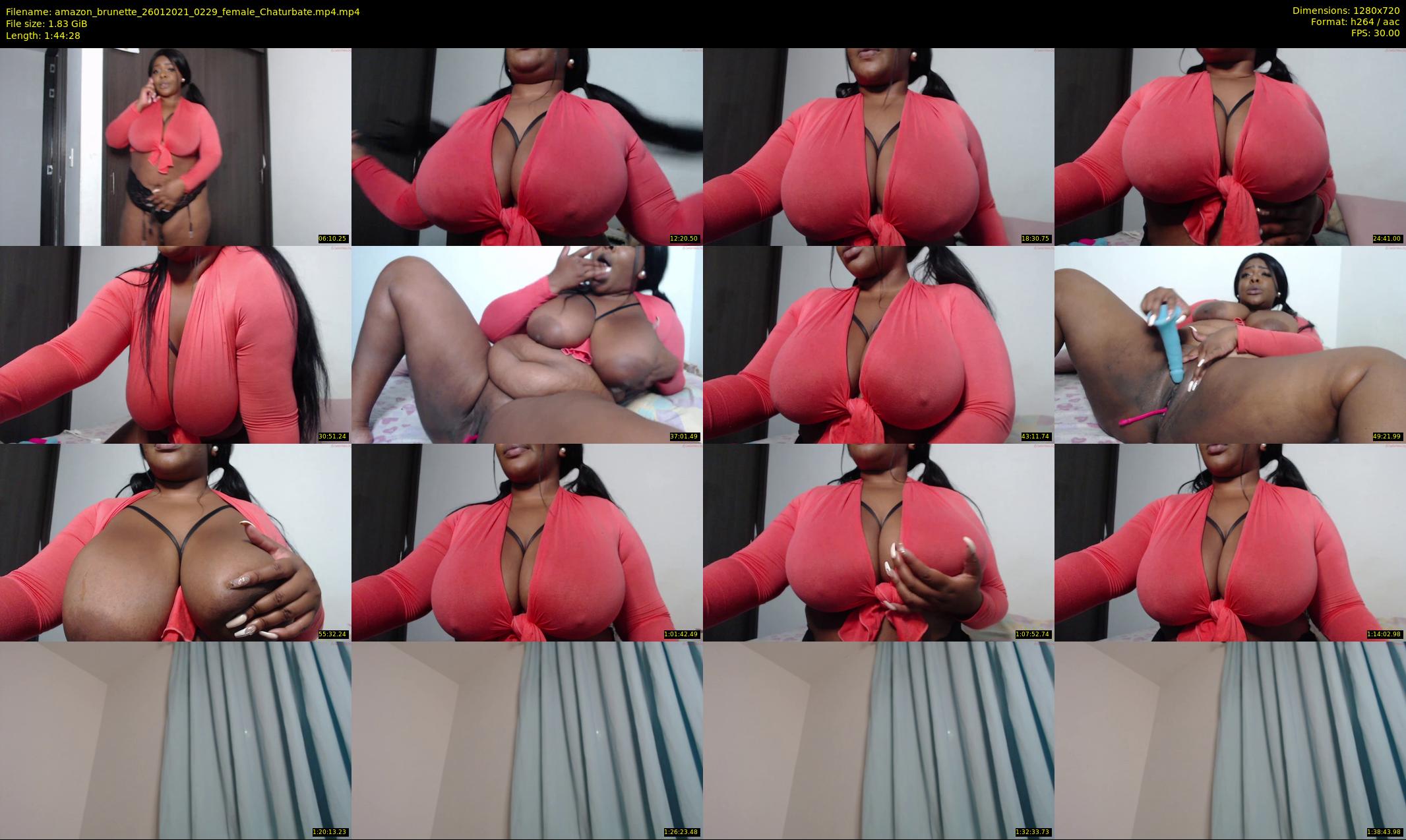 amazon_brunette — 105 minute Chaturbate female cam show recording, 720p, Jan 26, 2021