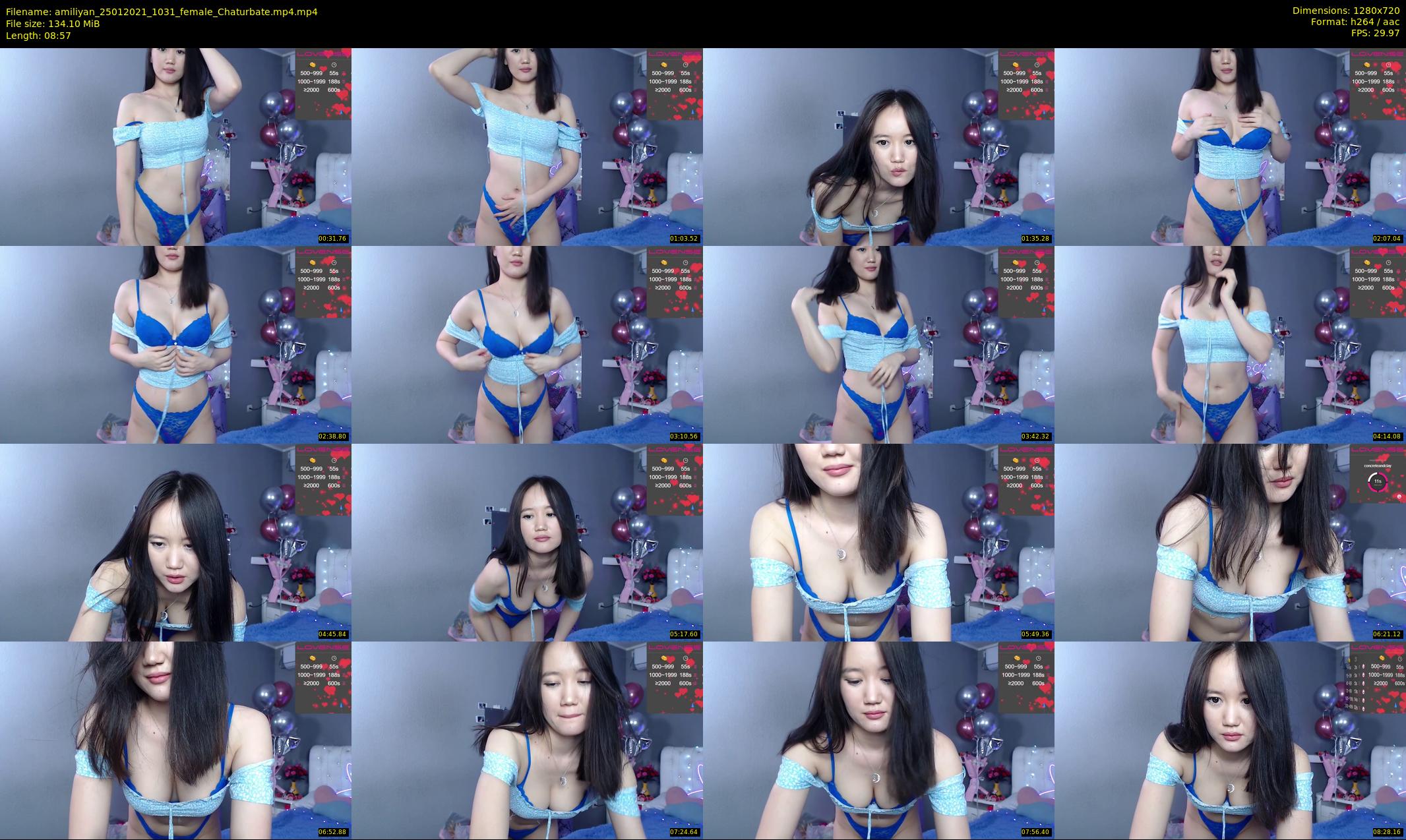 amiliyan — 9 minute Chaturbate female cam show recording, 720p, Jan 25, 2021