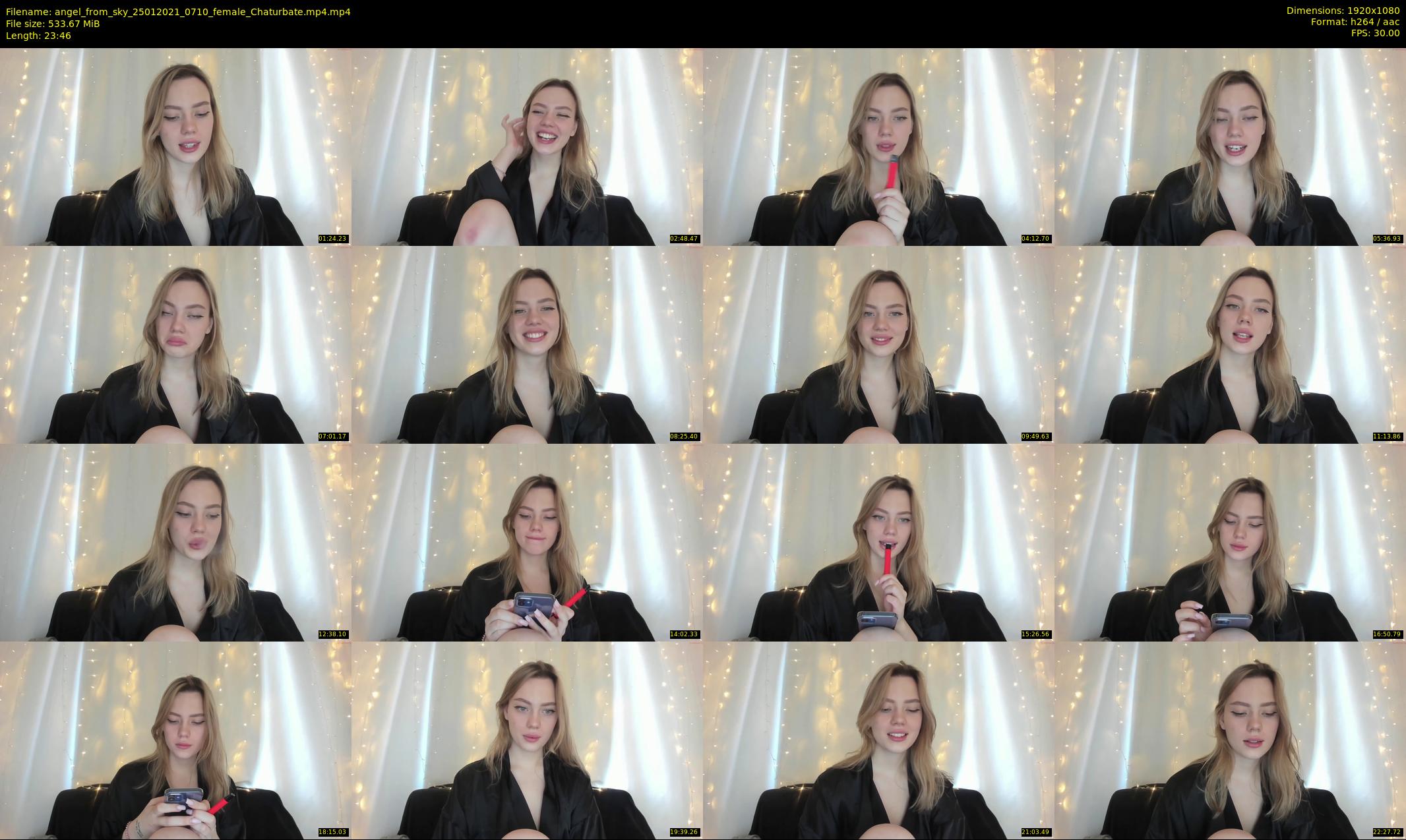 angel_from_sky — 24 minute Chaturbate female cam show recording, 1080p, Jan 25, 2021