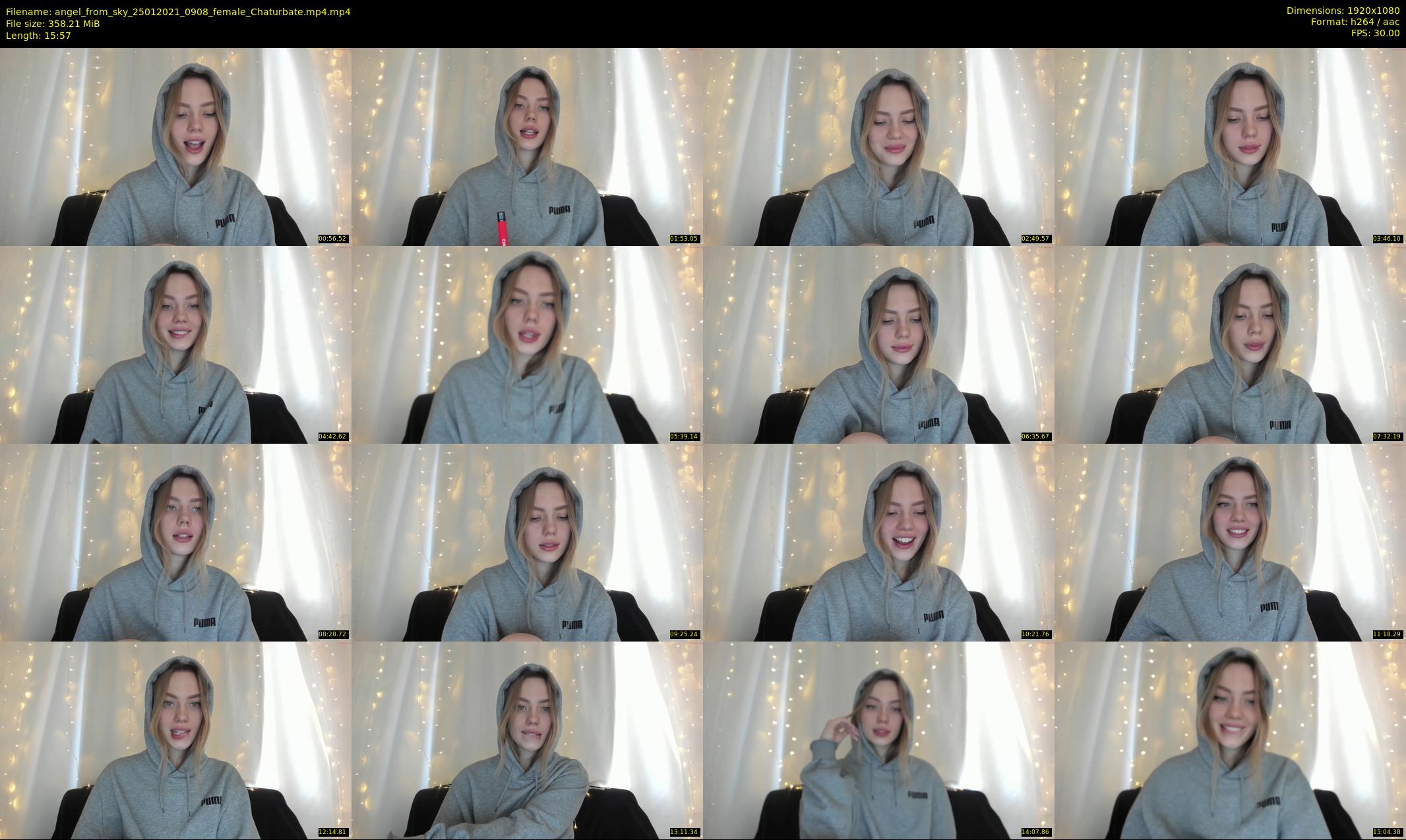 angel_from_sky — 16 minute Chaturbate female cam show recording, 1080p, Jan 25, 2021