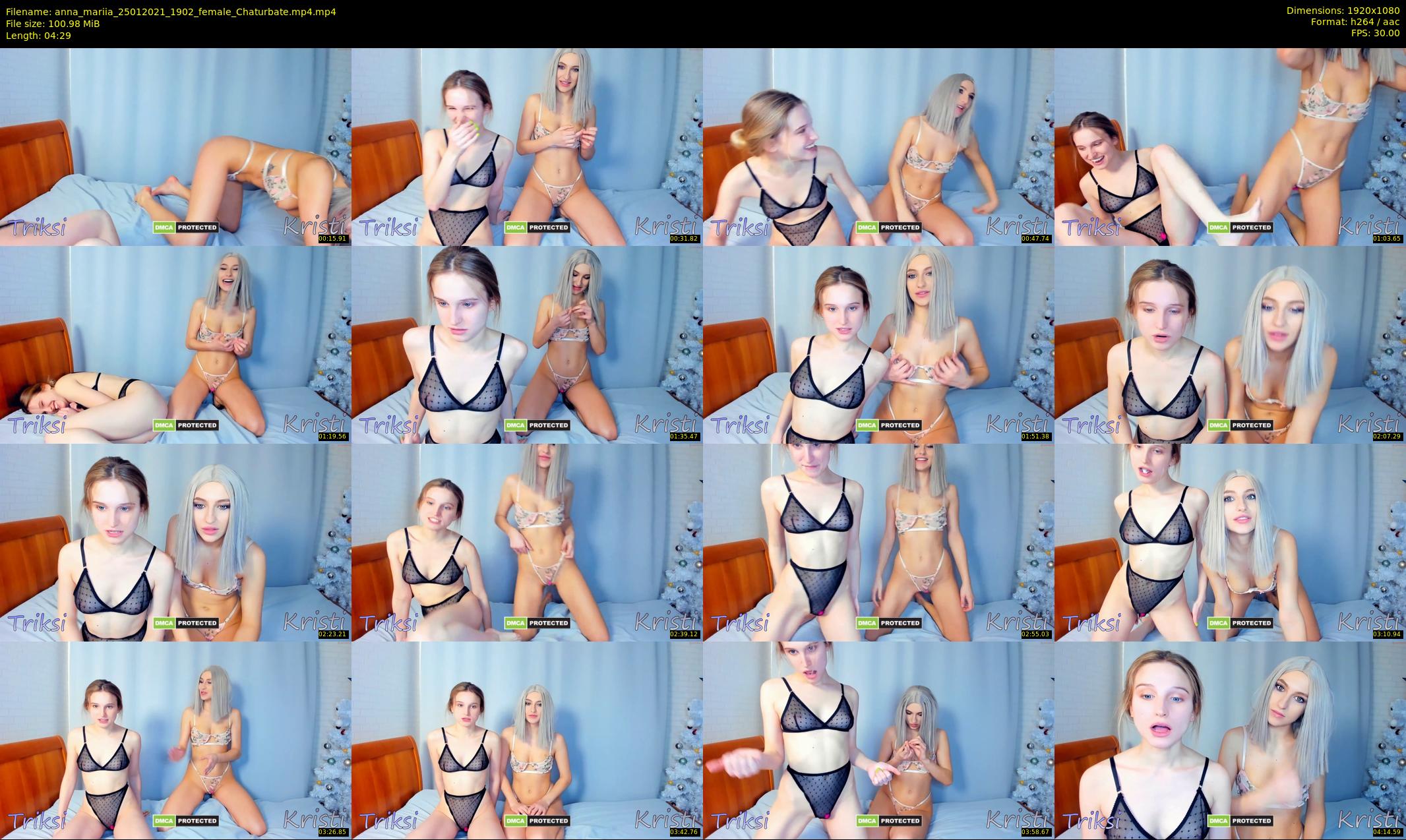 anna_mariia — 5 minute Chaturbate couple cam show recording, 1080p, Jan 25, 2021