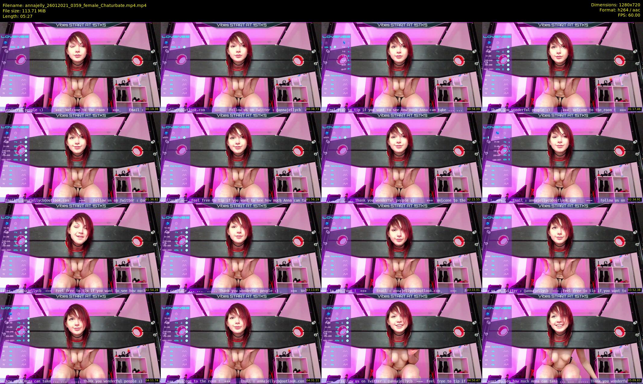 annajelly — 6 minute Chaturbate couple cam show recording, 720p, Jan 26, 2021