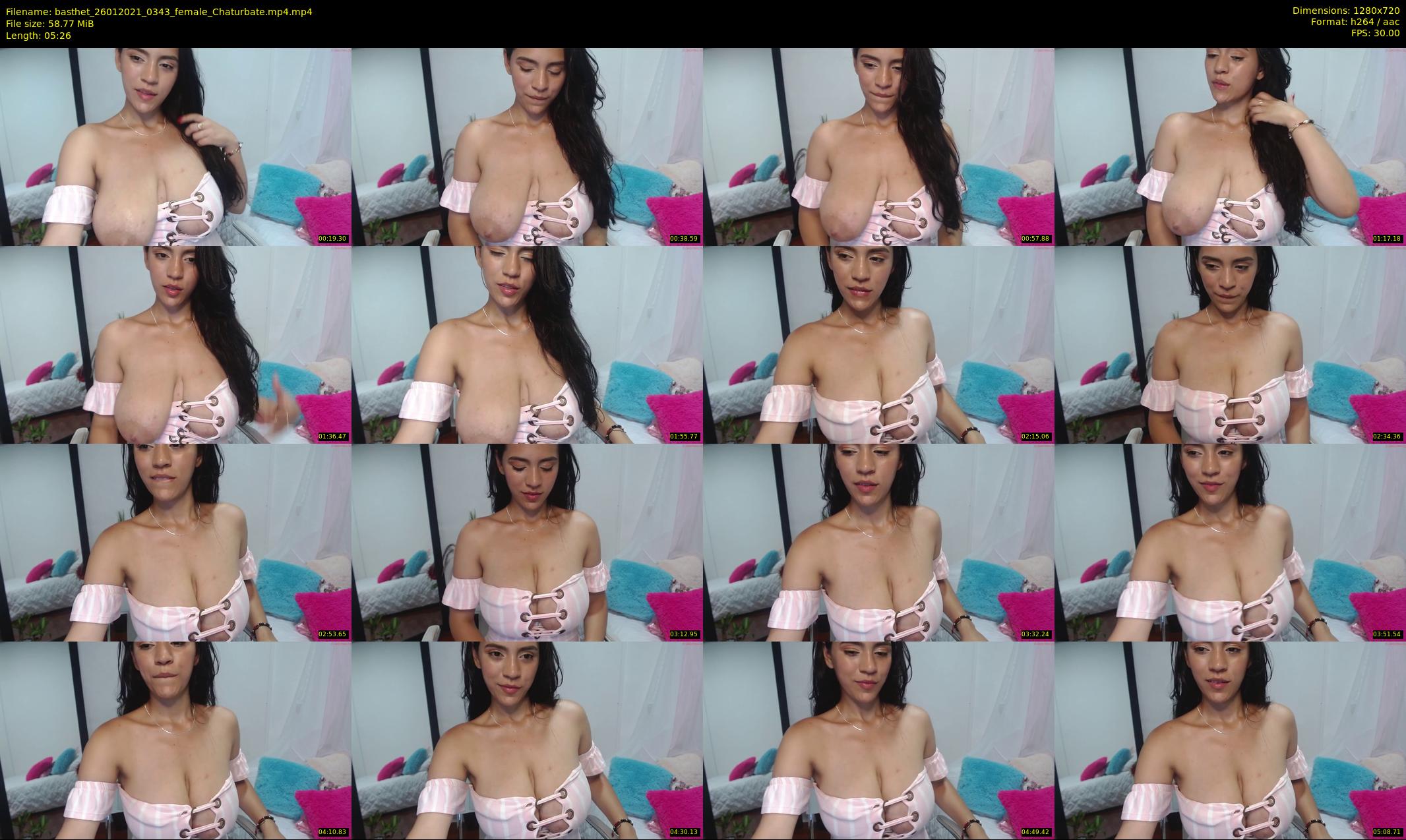 basthet — 6 minute Chaturbate female cam show recording, 720p, Jan 26, 2021