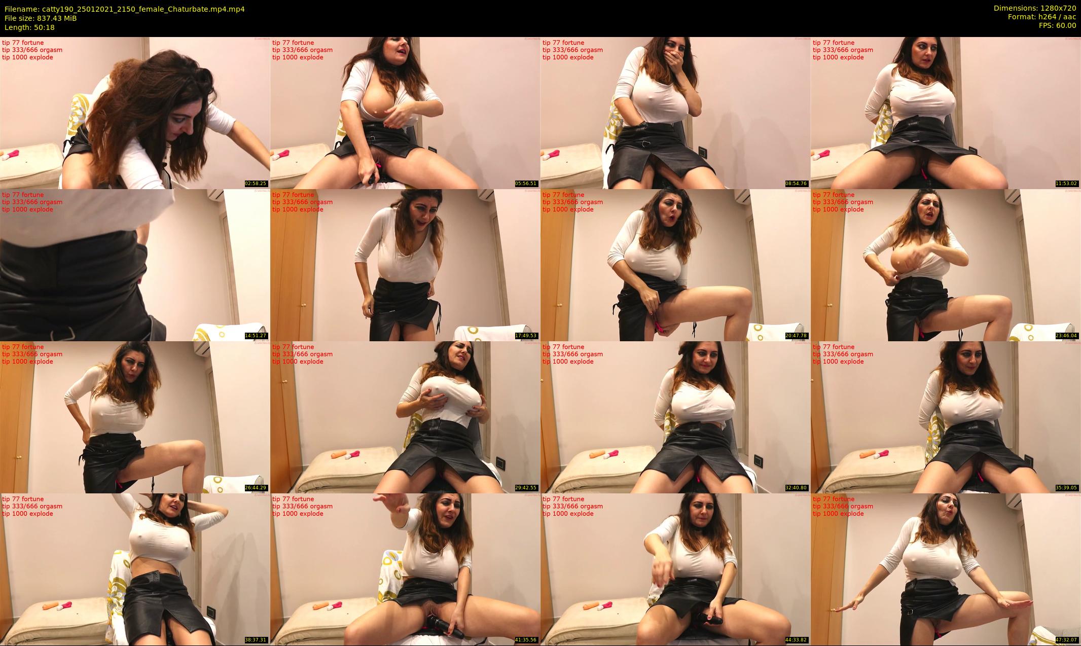 catty190 — 51 minute Chaturbate female cam show recording, 720p, Jan 25, 2021