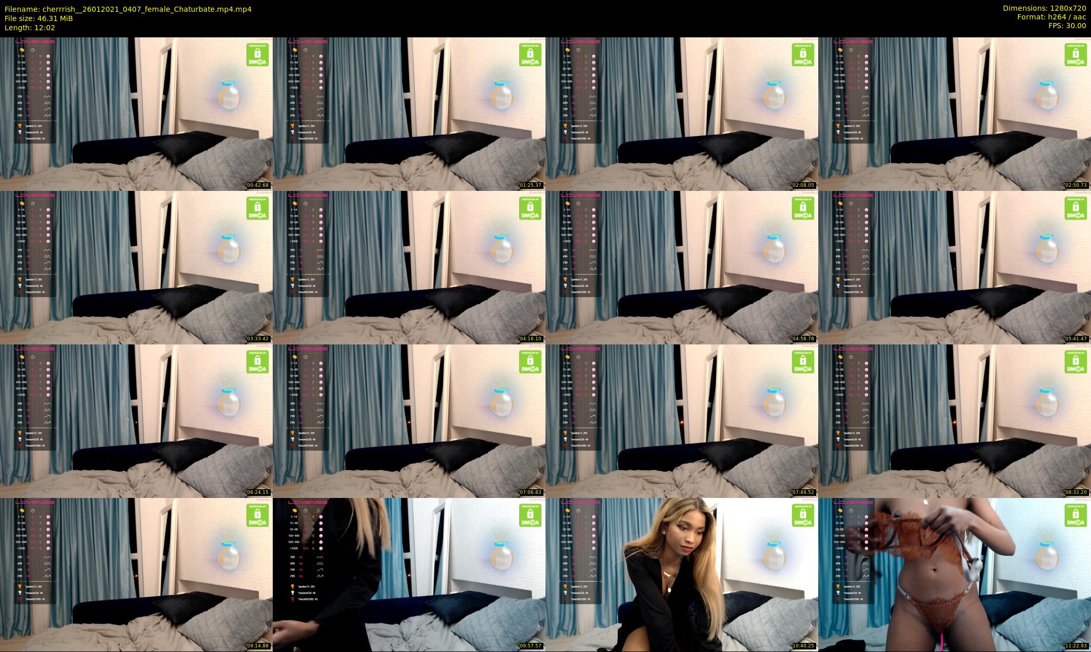 cherrrish_ — 13 minute Chaturbate female cam show recording, 720p, Jan 26, 2021