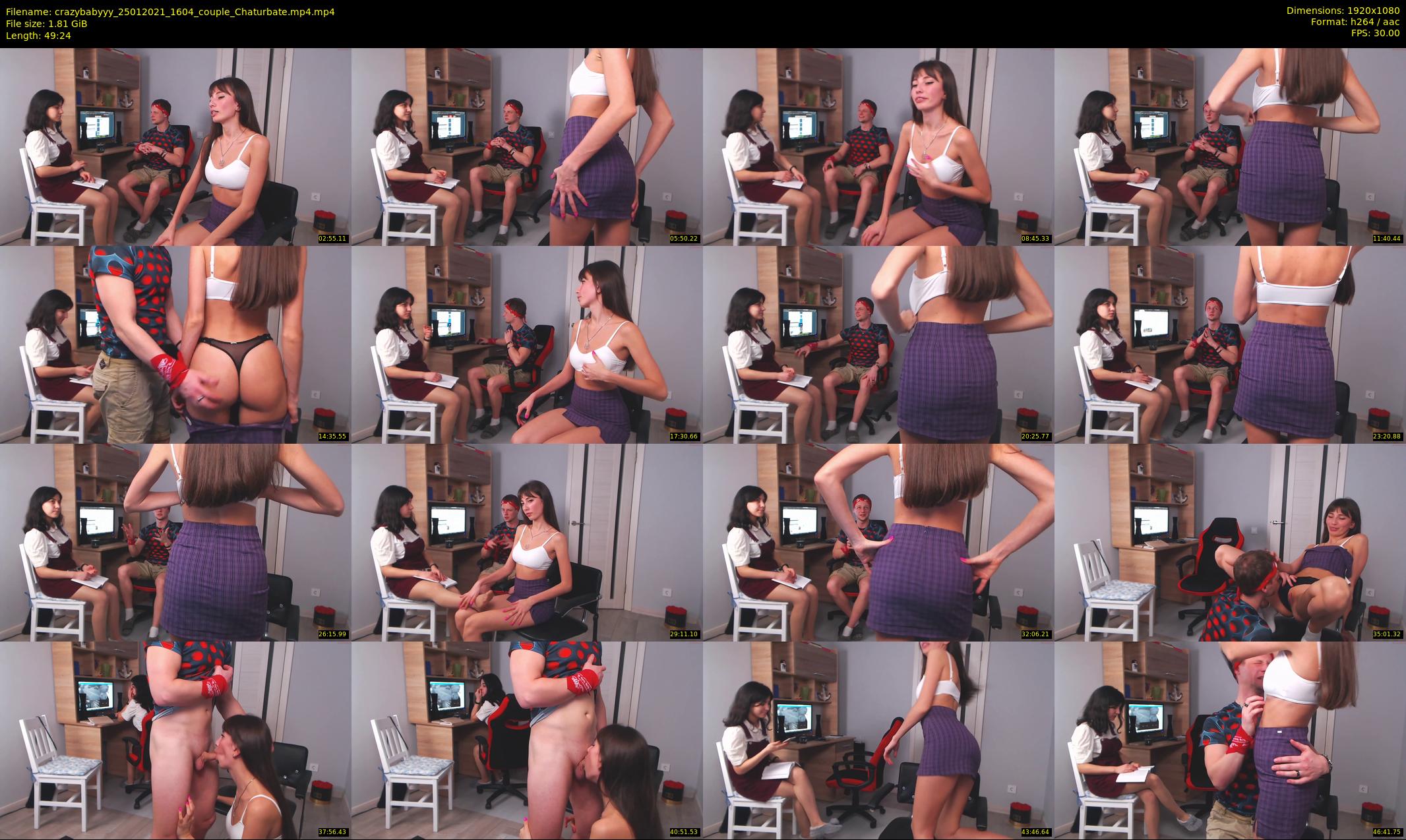 crazybabyyy — 50 minute Chaturbate couple cam show recording, 1080p, Jan 25, 2021