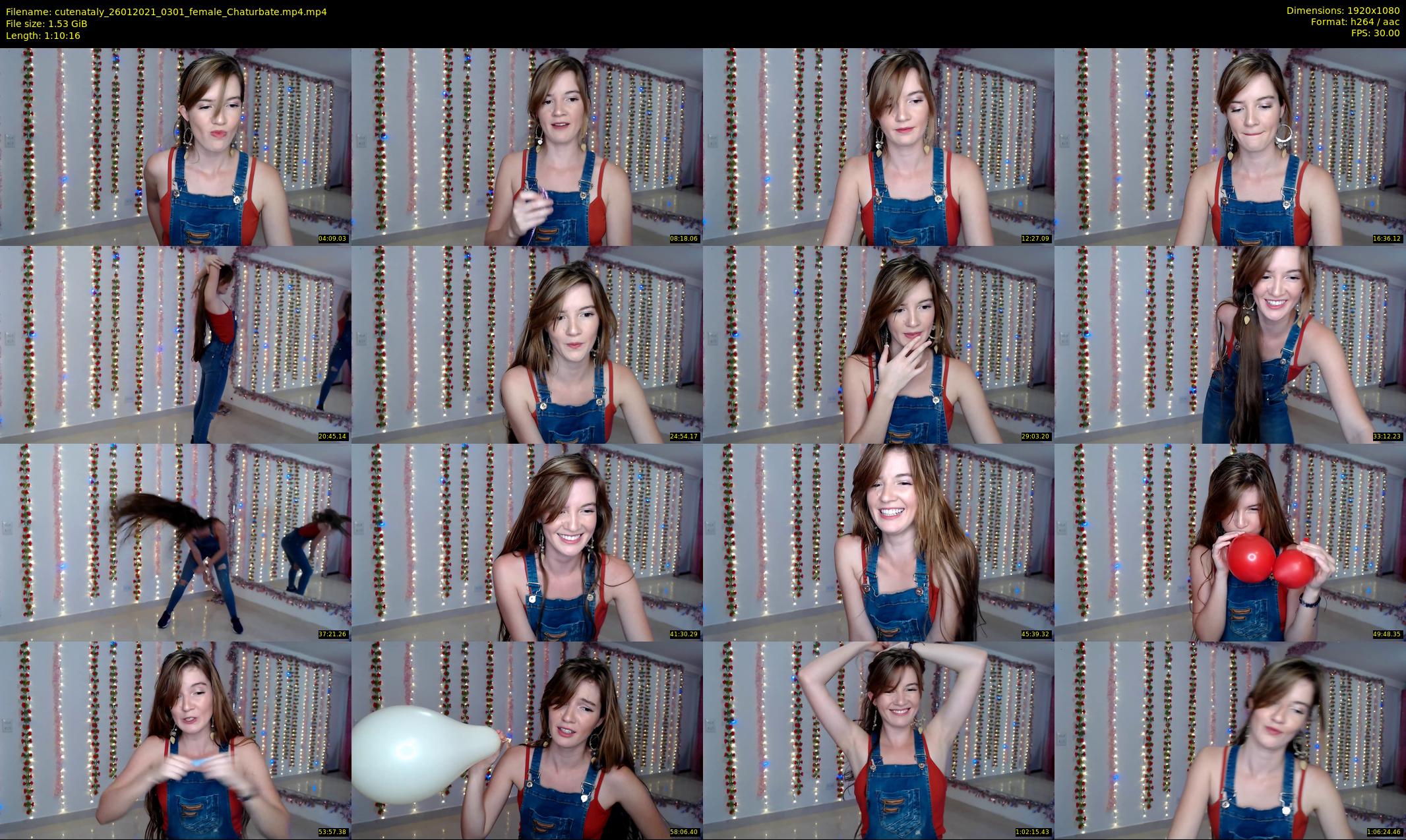 cutenataly — 71 minute Chaturbate female cam show recording, 1080p, Jan 26, 2021