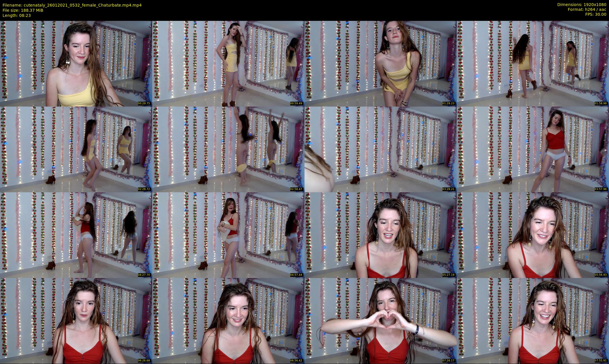 cutenataly — 9 minute Chaturbate female cam show recording, 1080p, Jan 26, 2021