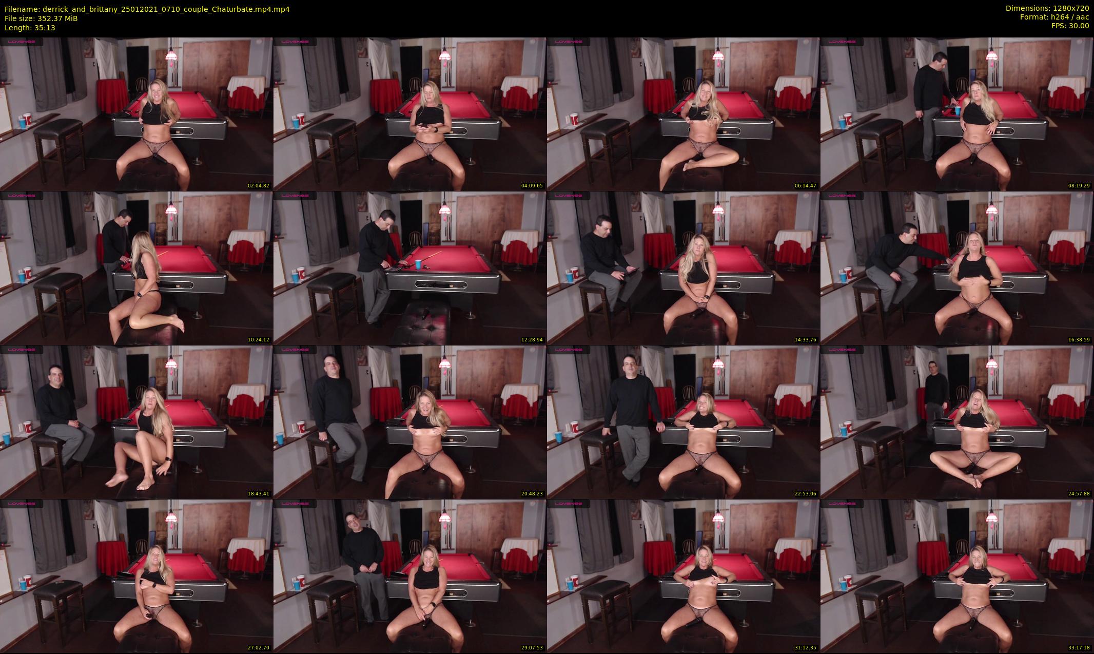 derrick_and_brittany — 36 minute Chaturbate couple cam show recording, 720p, Jan 25, 2021