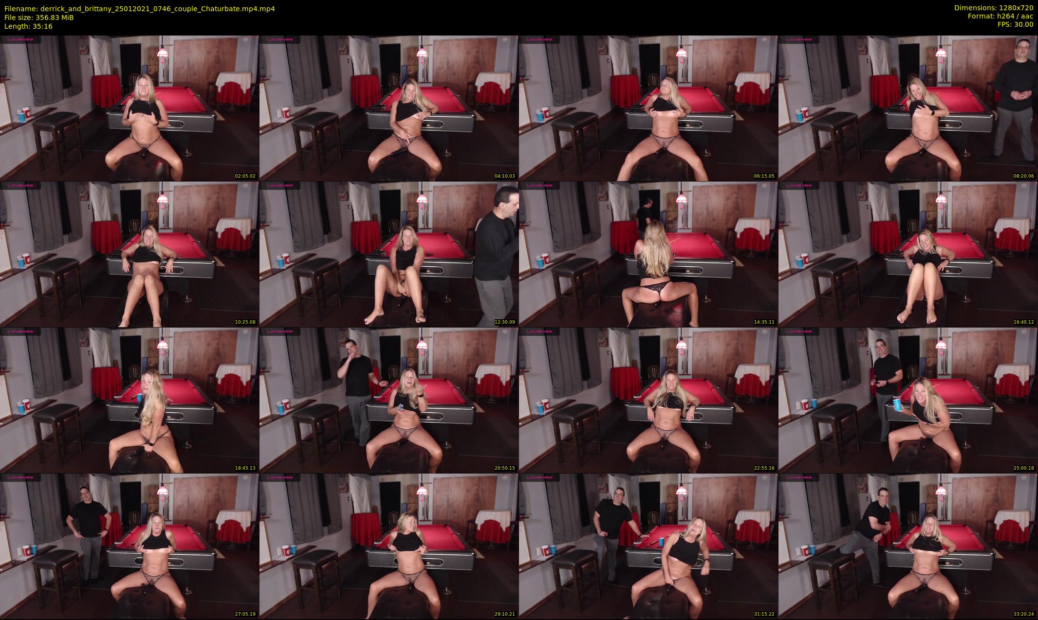 derrick_and_brittany — 36 minute Chaturbate couple cam show recording, 720p, Jan 25, 2021