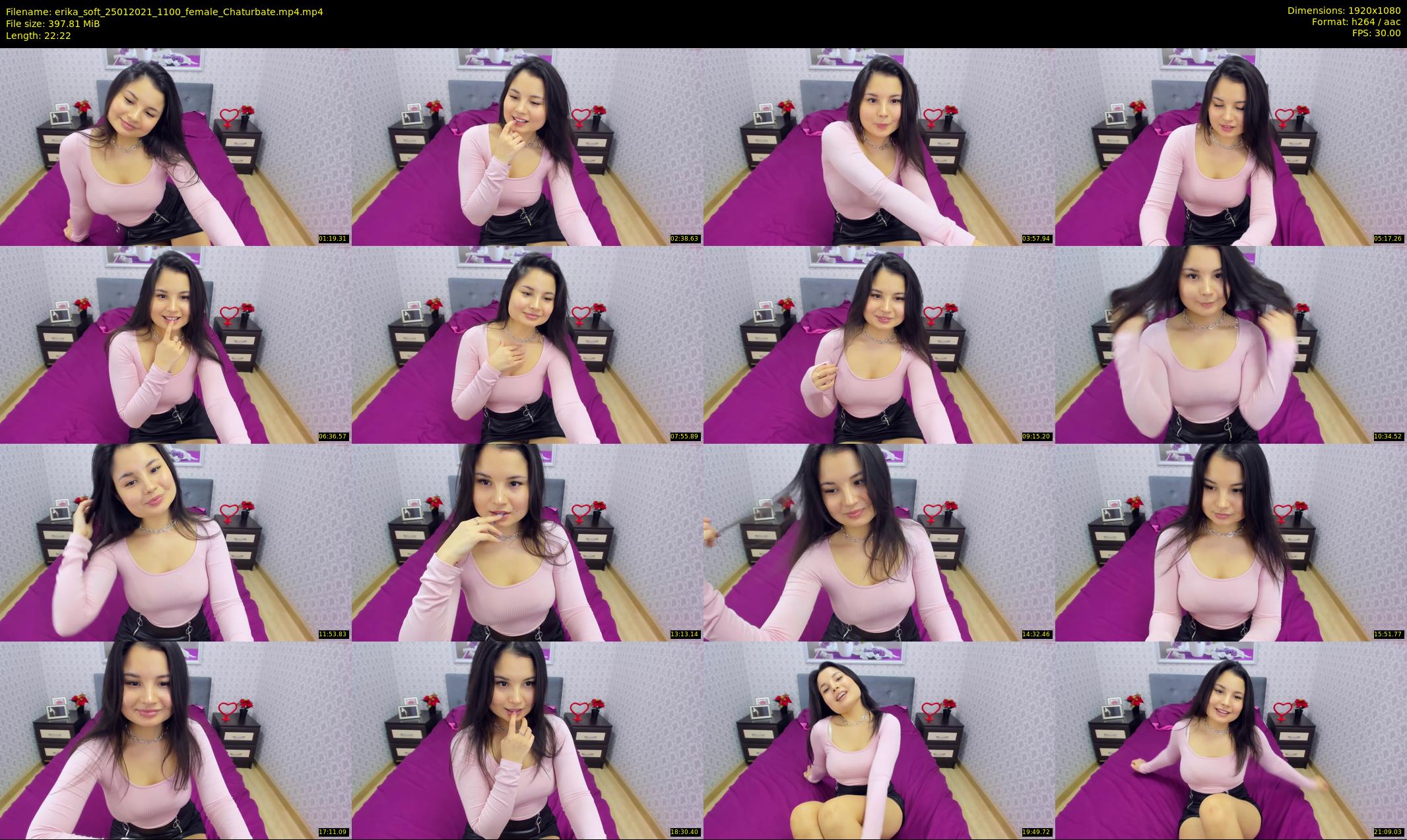 erika_soft — 23 minute Chaturbate female cam show recording, 1080p, Jan 25, 2021