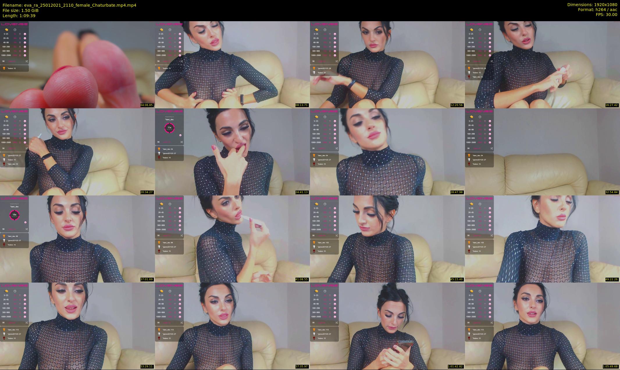 eva_ra — 70 minute Chaturbate female cam show recording, 1080p, Jan 25, 2021