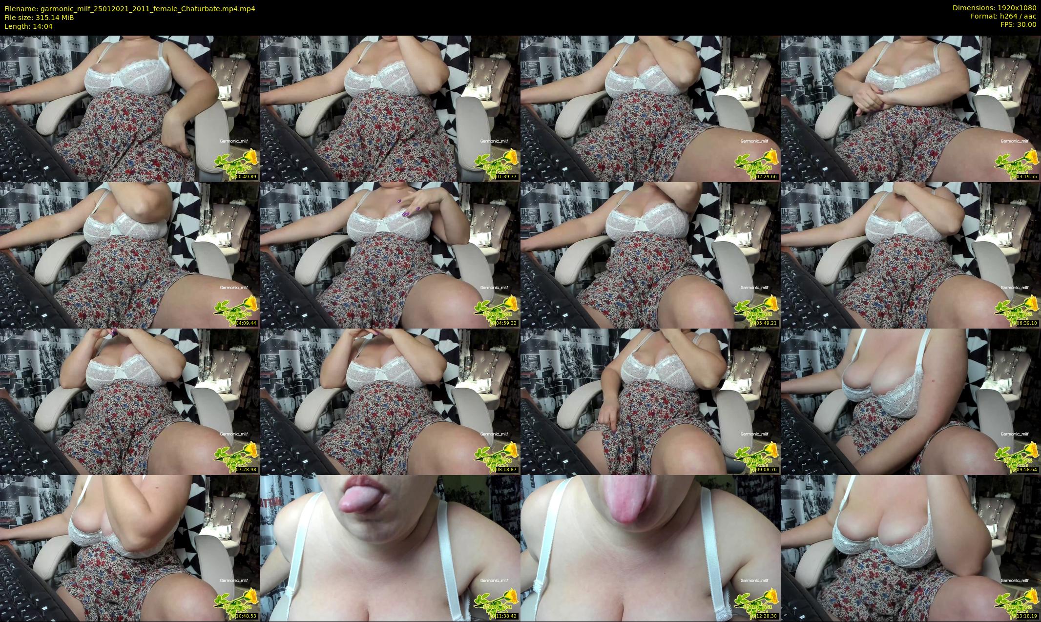 garmonic_milf — 15 minute Chaturbate female cam show recording, 1080p, Jan 25, 2021