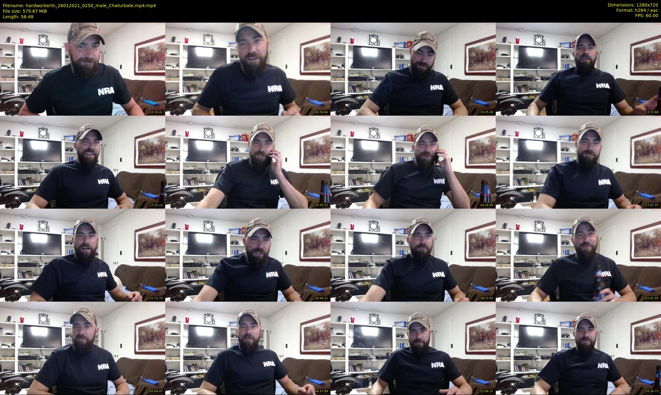 hardworkertn — 59 minute Chaturbate male cam show recording, 720p, Jan 26, 2021