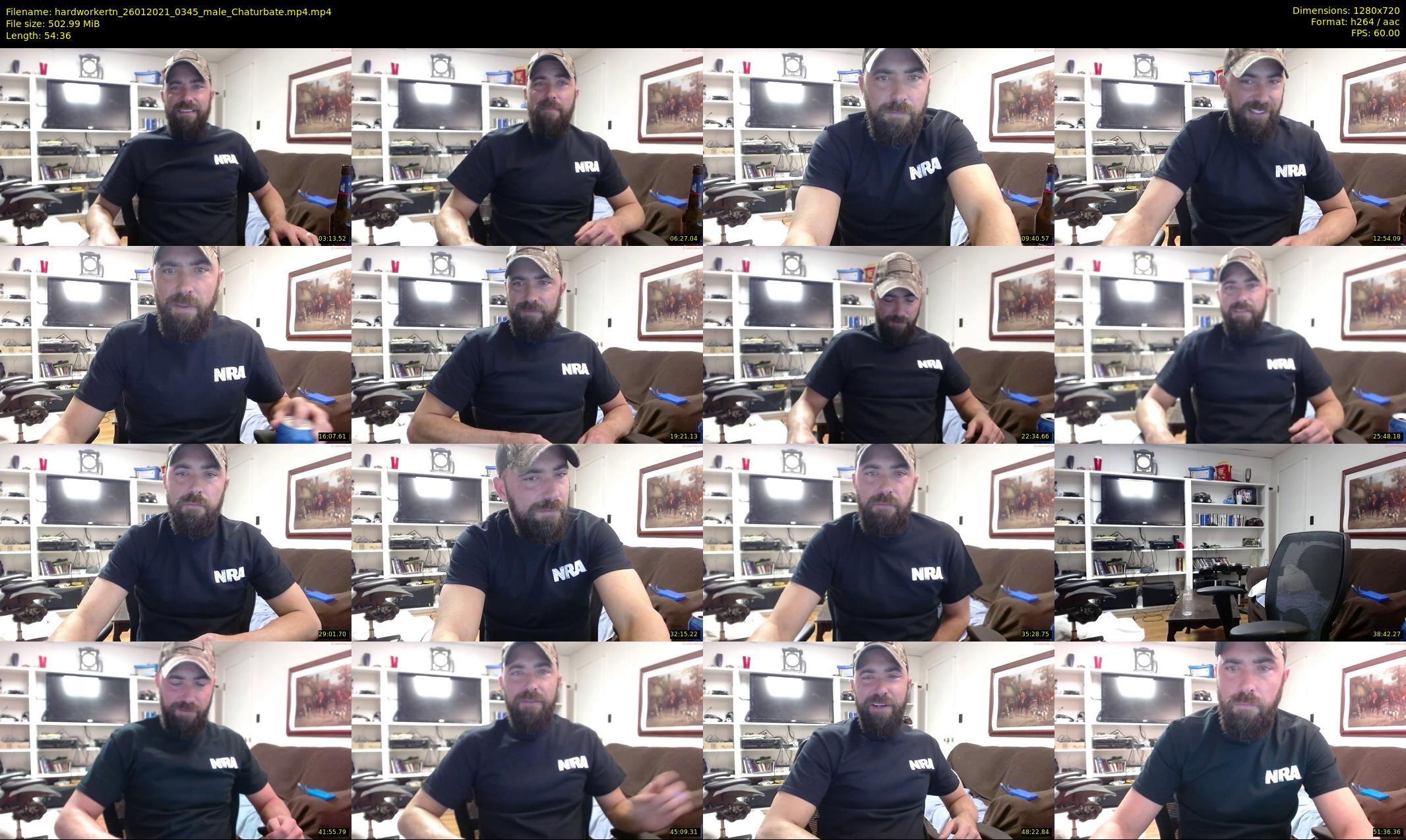 hardworkertn — 55 minute Chaturbate male cam show recording, 720p, Jan 26, 2021