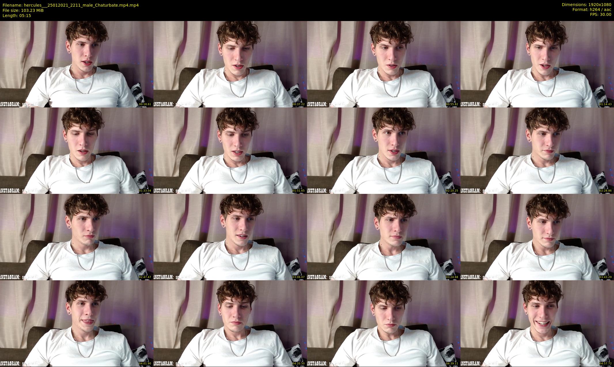 hercules__ — 6 minute Chaturbate male cam show recording, 1080p, Jan 25, 2021
