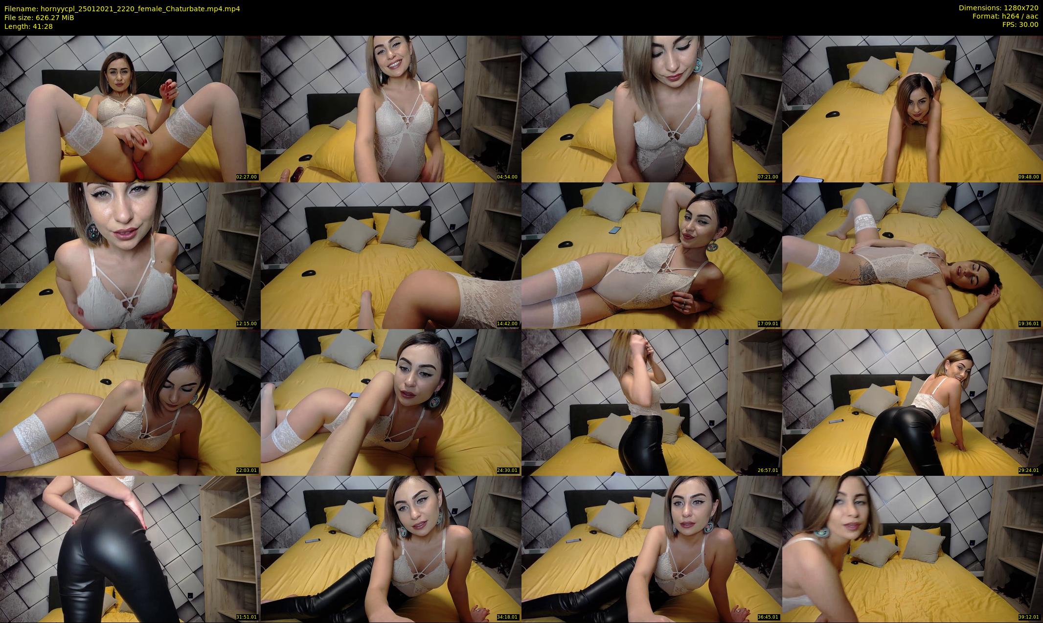 hornyycpl — 42 minute Chaturbate couple cam show recording, 720p, Jan 25, 2021