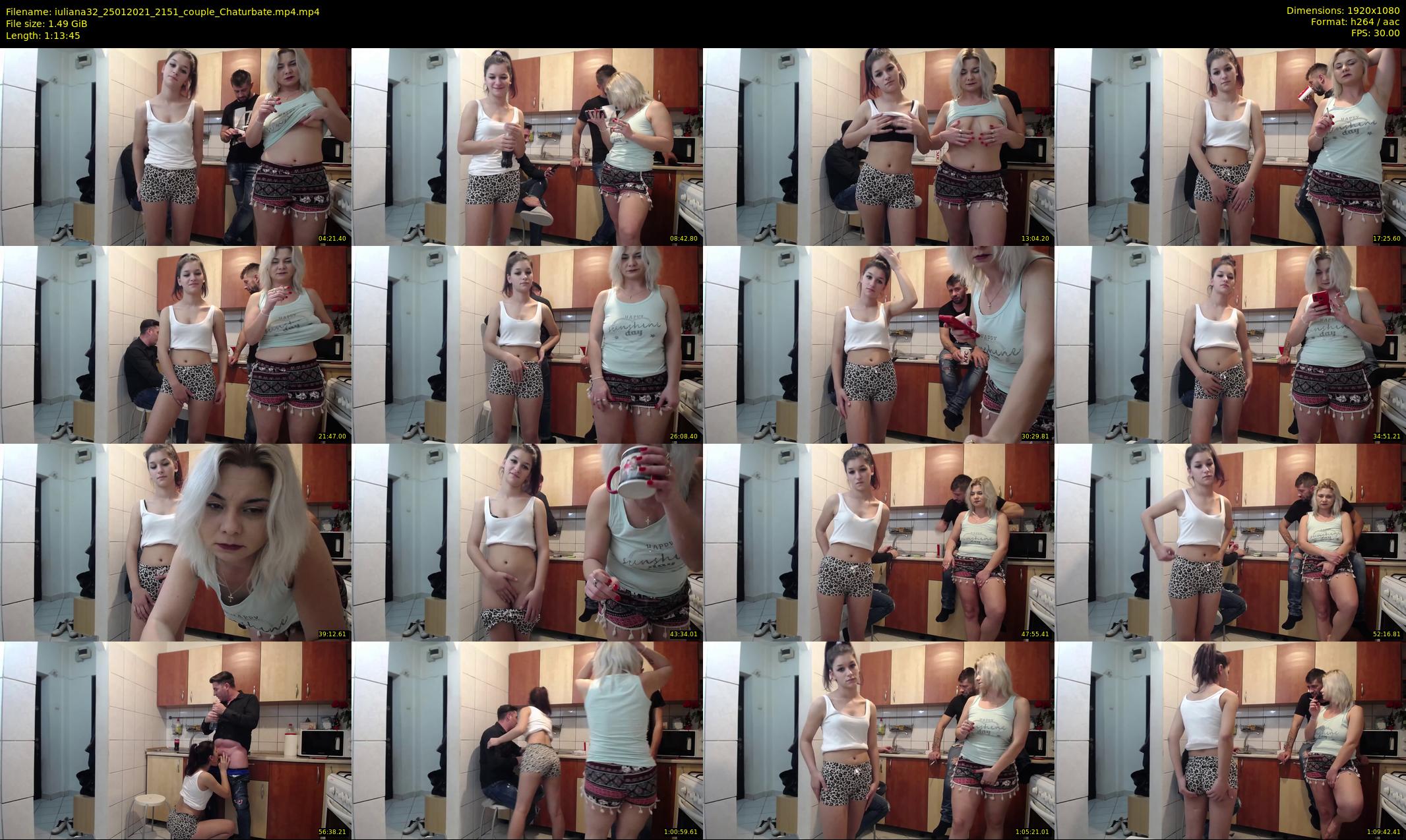 iuliana32 — 74 minute Chaturbate couple cam show recording, 1080p, Jan 25, 2021