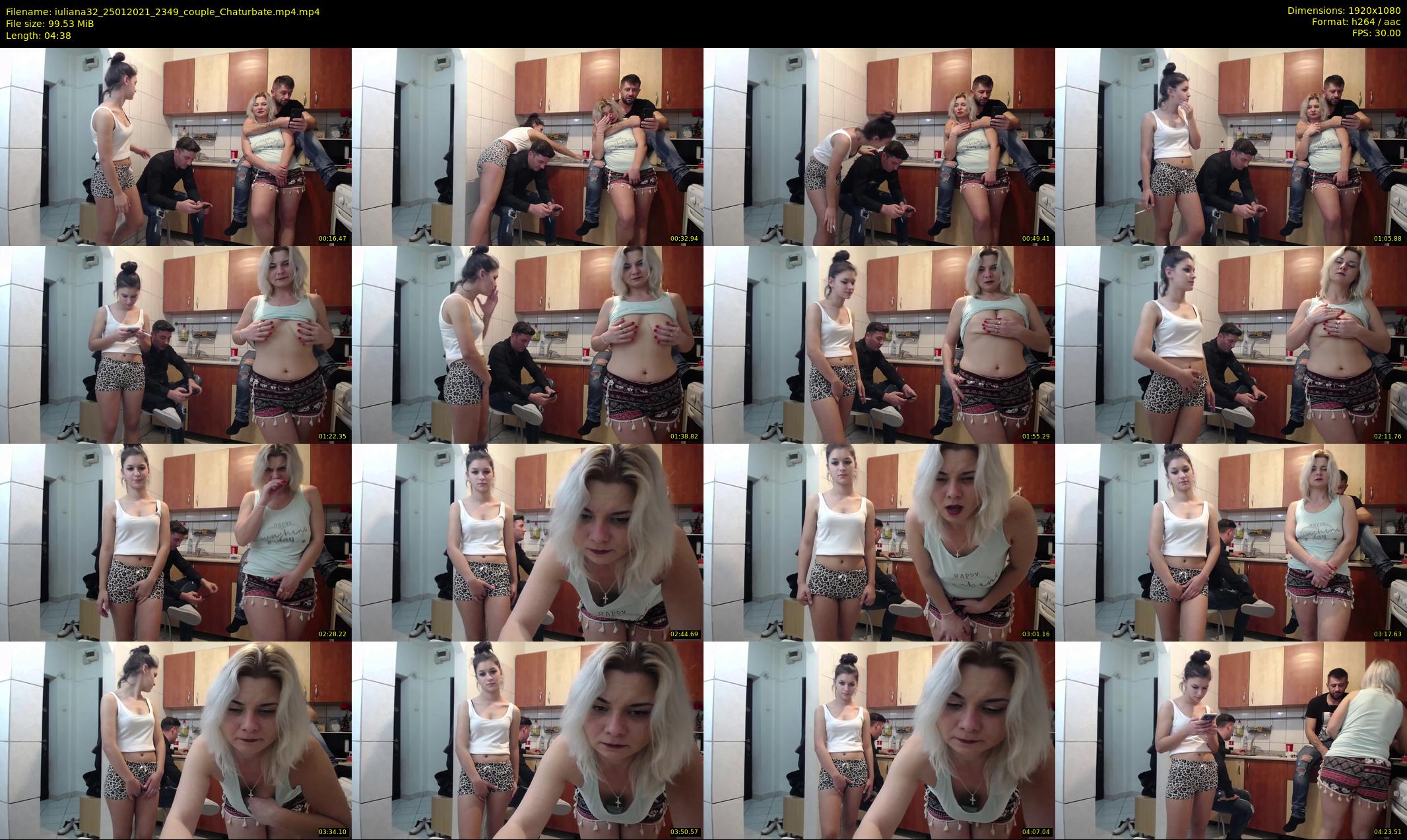 iuliana32 — 5 minute Chaturbate couple cam show recording, 1080p, Jan 25, 2021