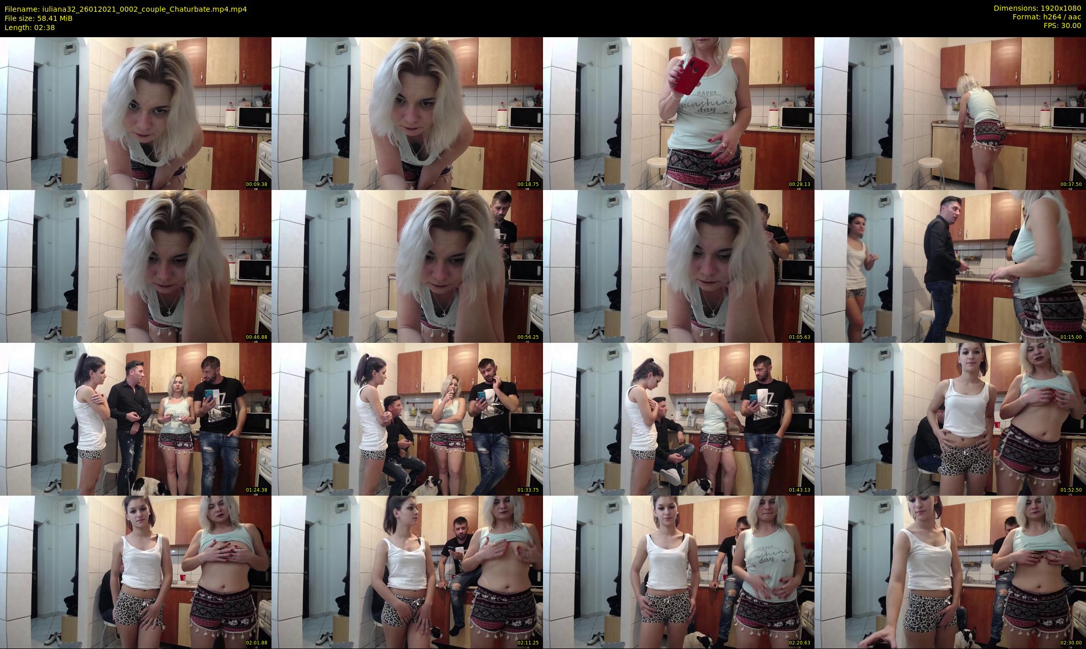 iuliana32 — 3 minute Chaturbate couple cam show recording, 1080p, Jan 26, 2021