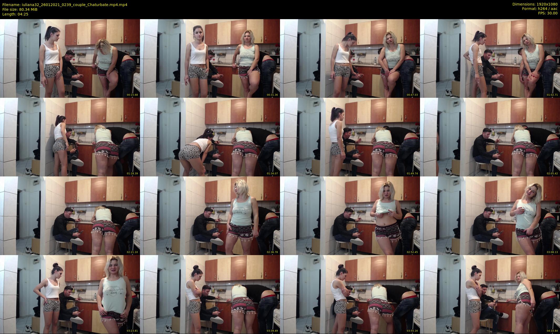 iuliana32 — 5 minute Chaturbate couple cam show recording, 1080p, Jan 26, 2021