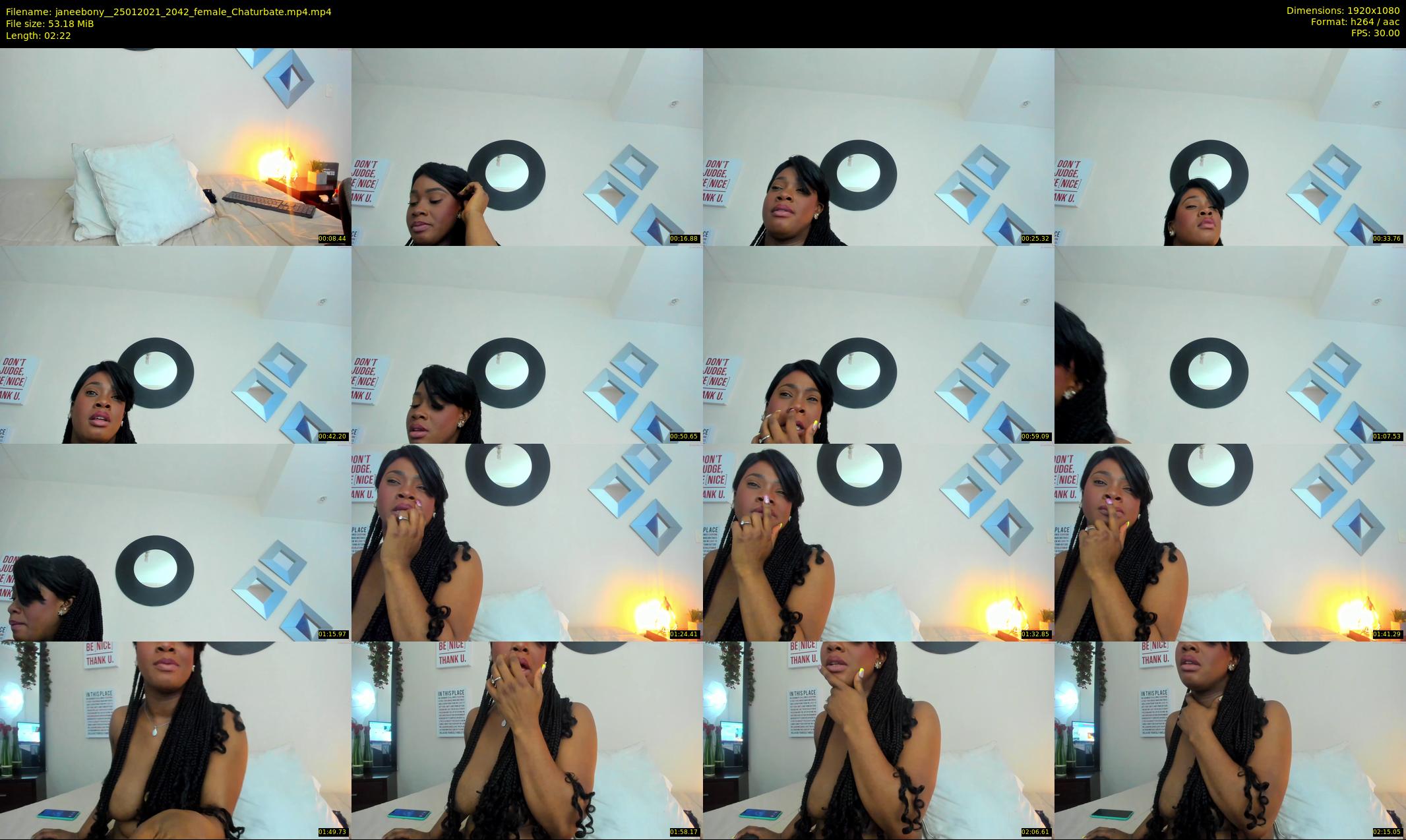 janeebony_ — 3 minute Chaturbate female cam show recording, 1080p, Jan 25, 2021