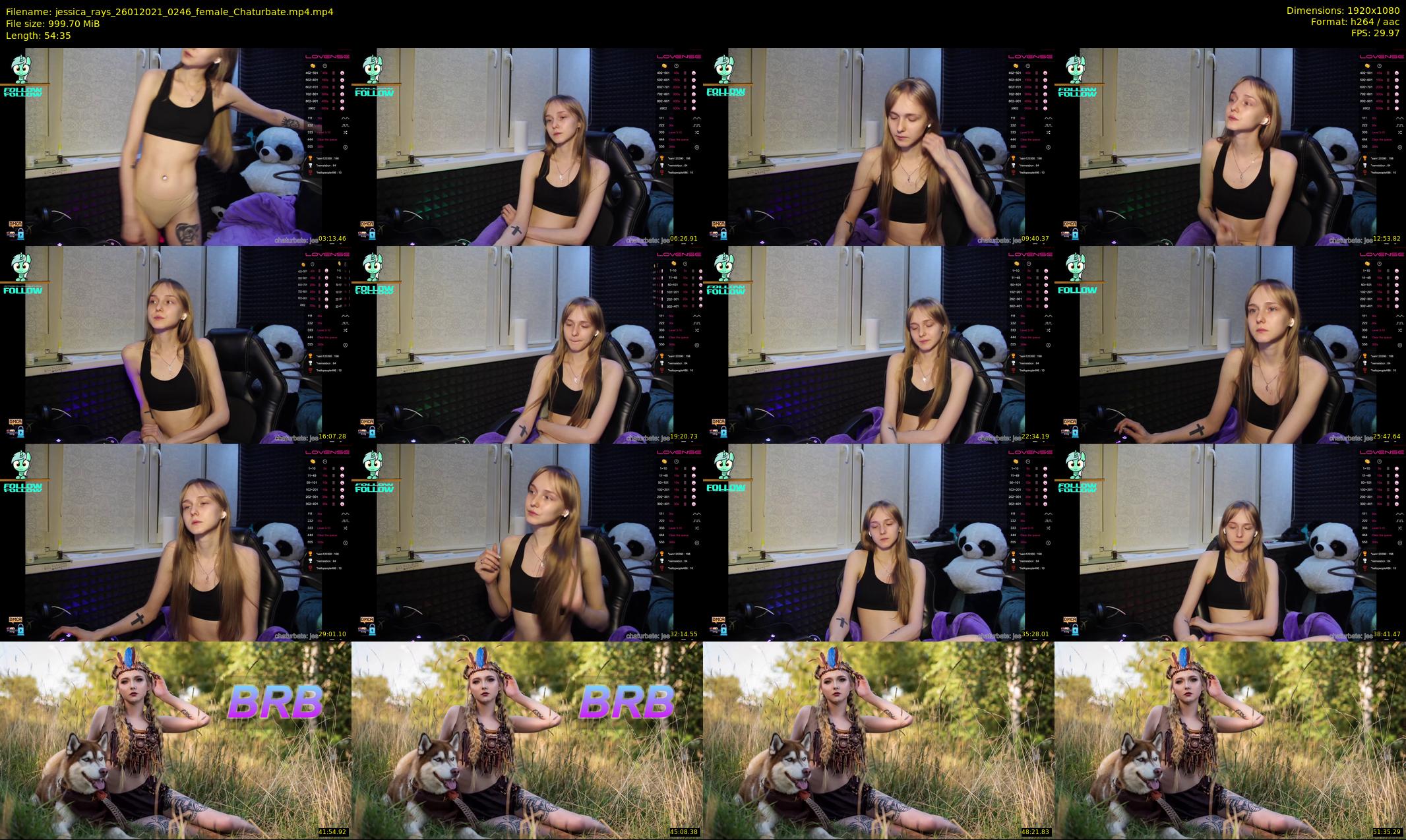 jessica_rays — 55 minute Chaturbate couple cam show recording, 1080p, Jan 26, 2021