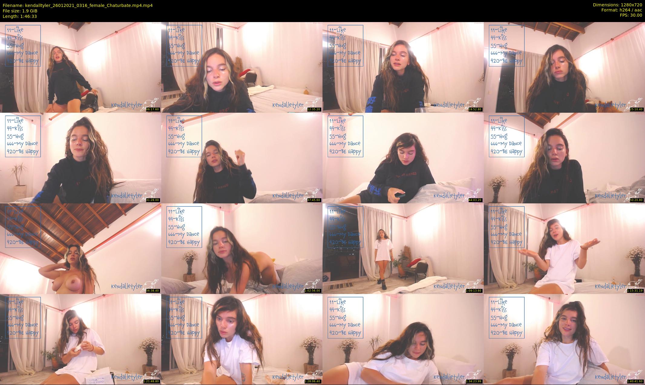 kendalltyler — 107 minute Chaturbate female cam show recording, 720p, Jan 26, 2021