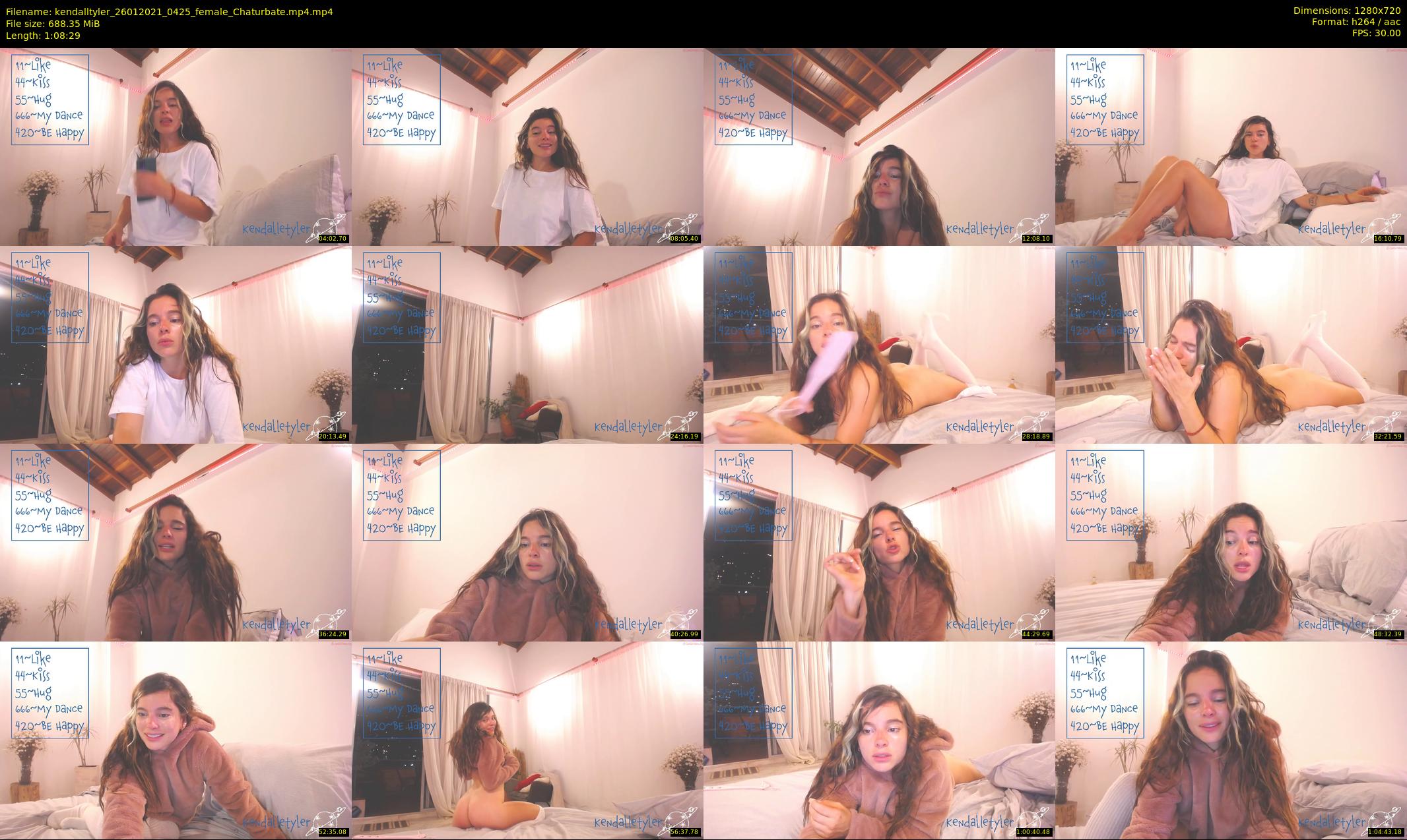 kendalltyler — 69 minute Chaturbate female cam show recording, 720p, Jan 26, 2021
