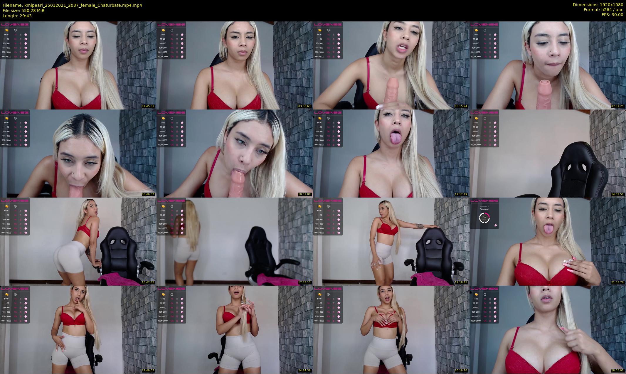 kmipearl — 30 minute Chaturbate female cam show recording, 1080p, Jan 25, 2021