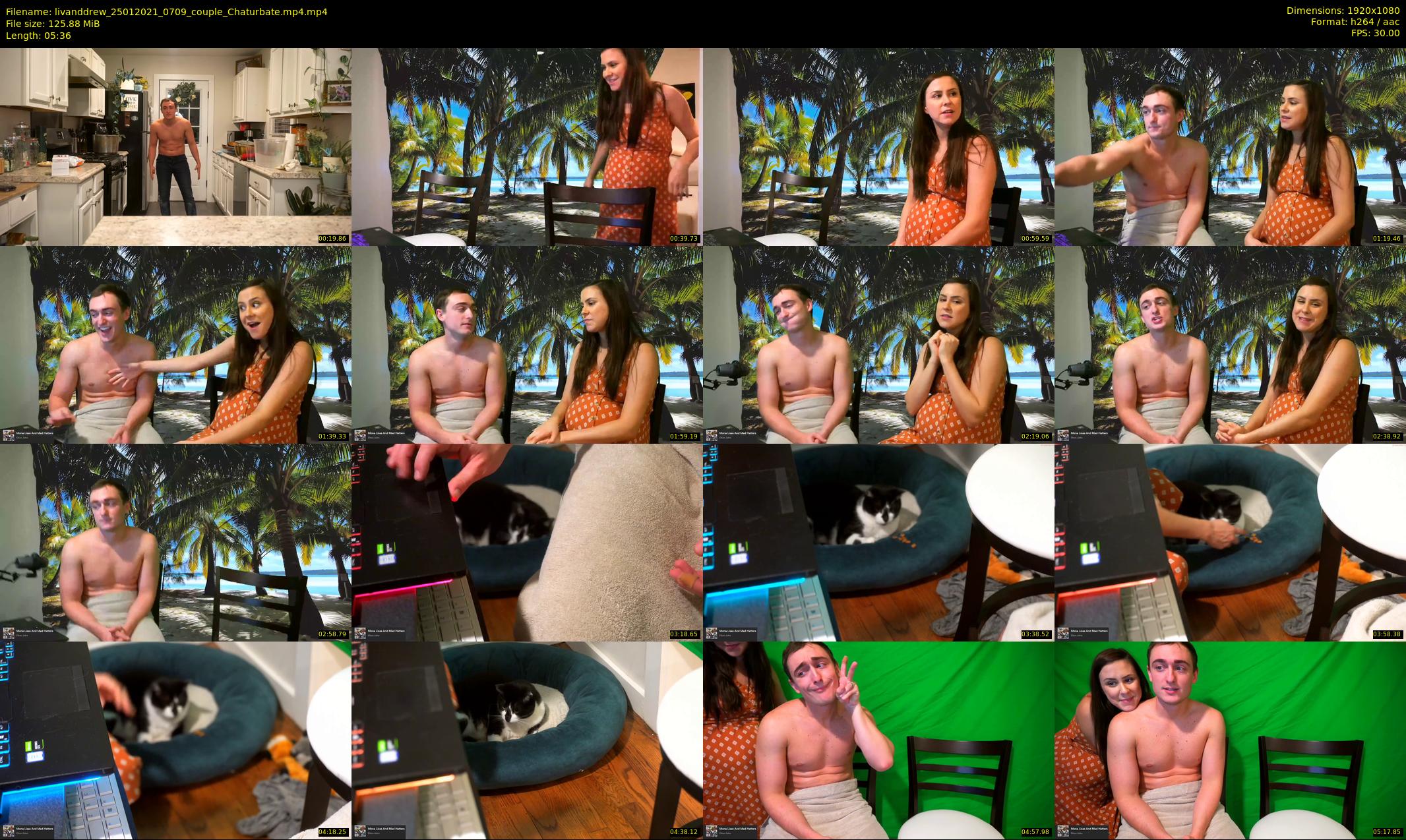livanddrew — 6 minute Chaturbate couple cam show recording, 1080p, Jan 25, 2021