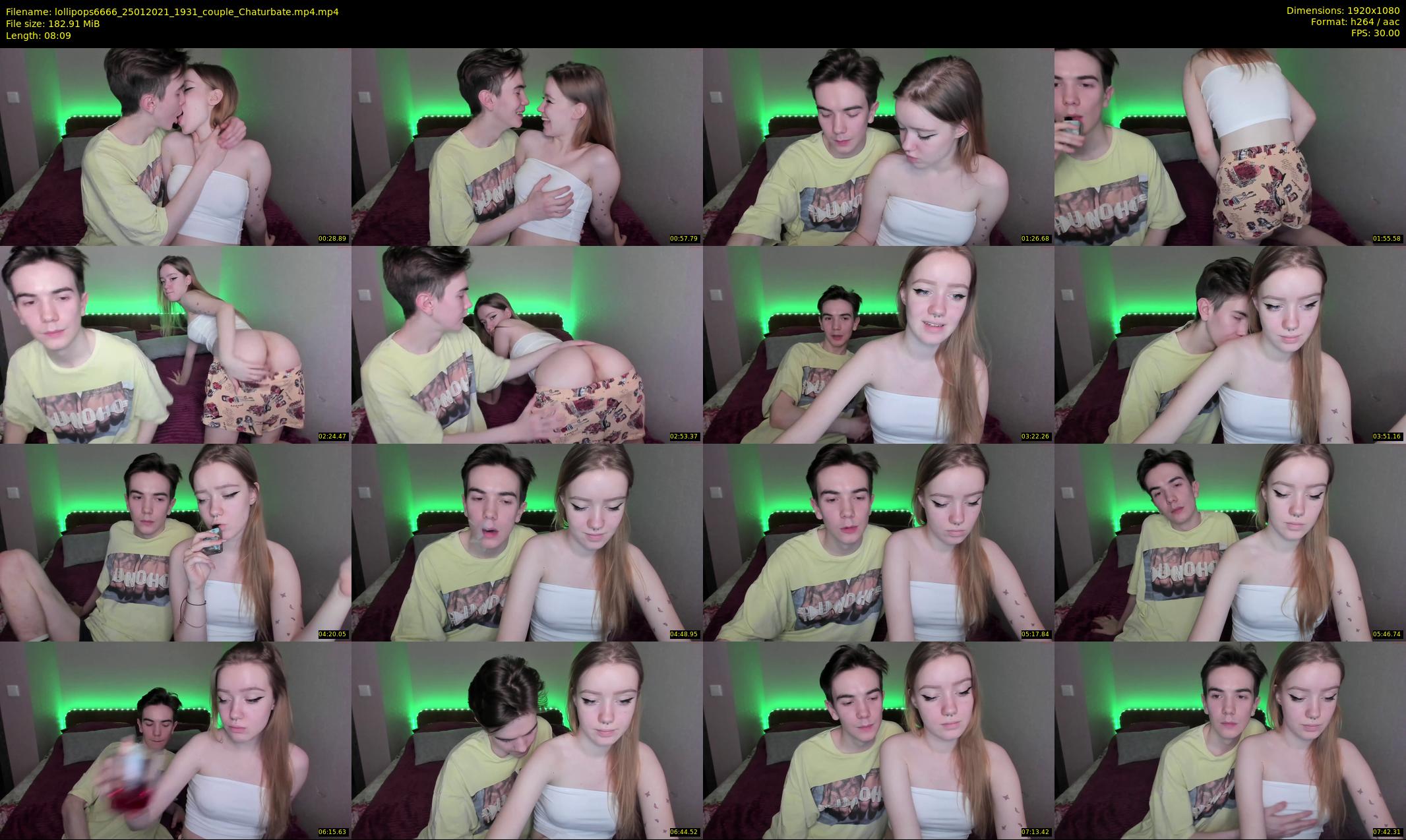 lollipops6666 — 9 minute Chaturbate couple cam show recording, 1080p, Jan 25, 2021
