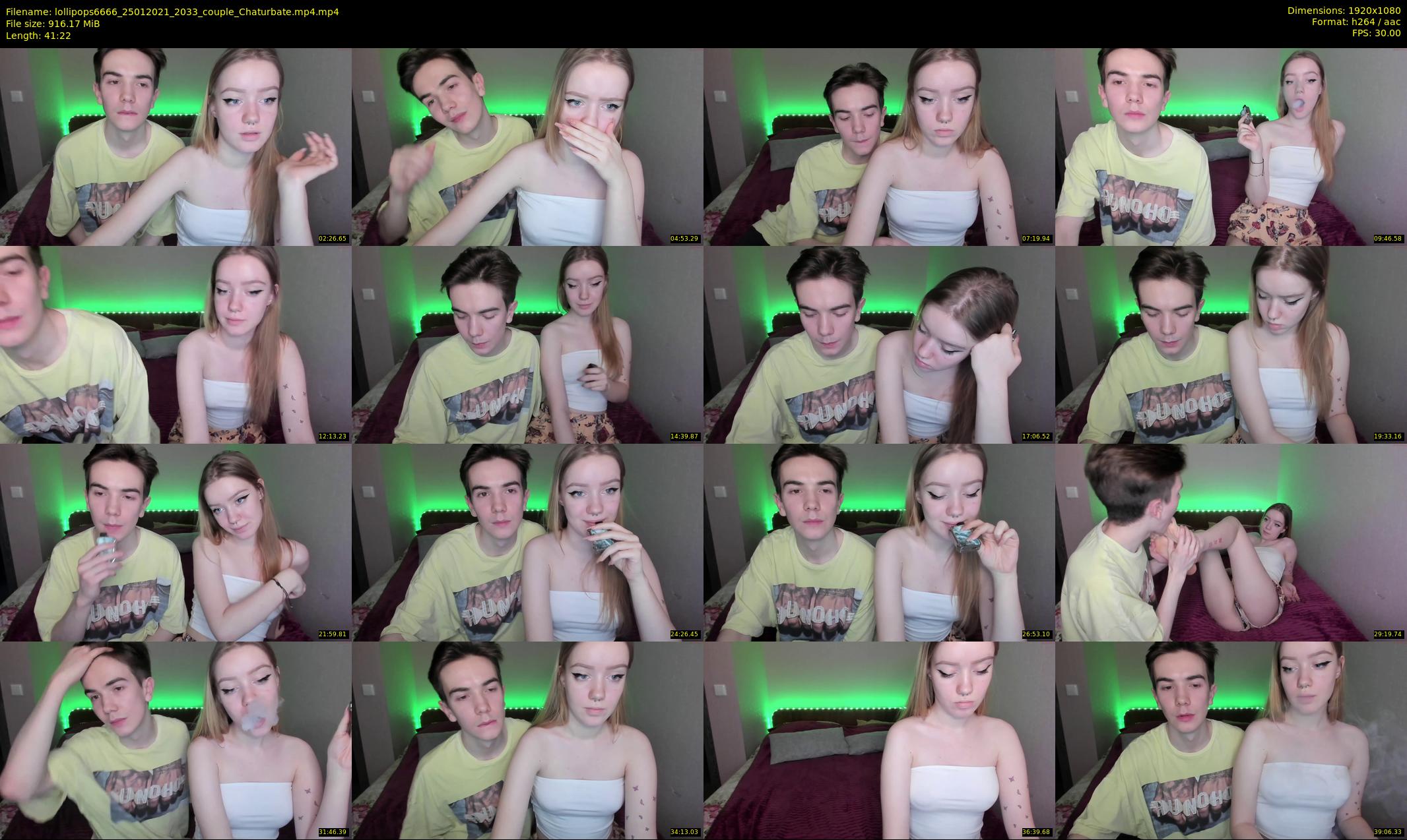 lollipops6666 — 42 minute Chaturbate couple cam show recording, 1080p, Jan 25, 2021